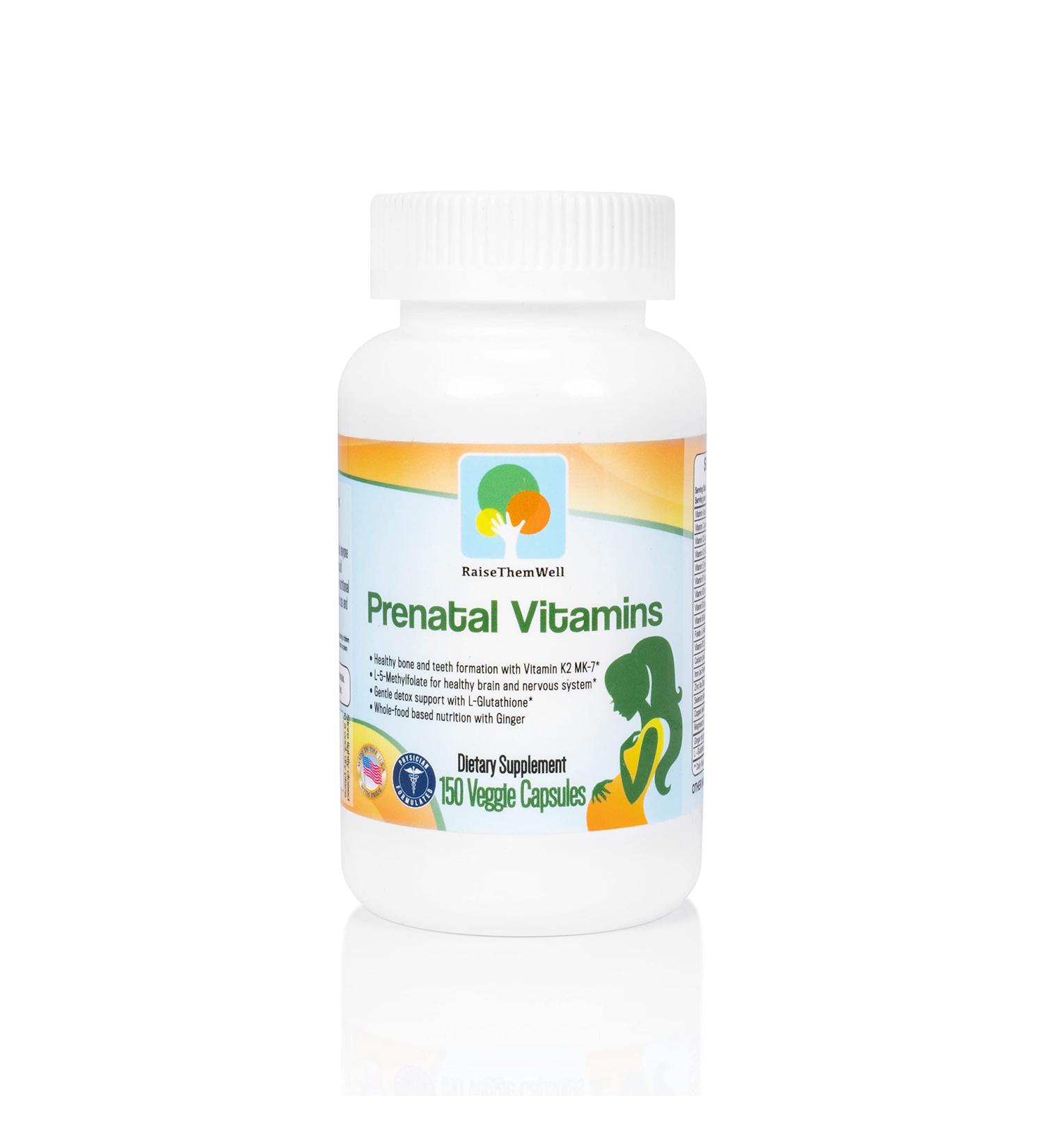 Physician Developed Prenatal Multivitamin - Optimal Maternal & Fetal Health with Vitamins K2 MK-7, Methylfolate & Glutathione - Buy Online on GoSupps.com