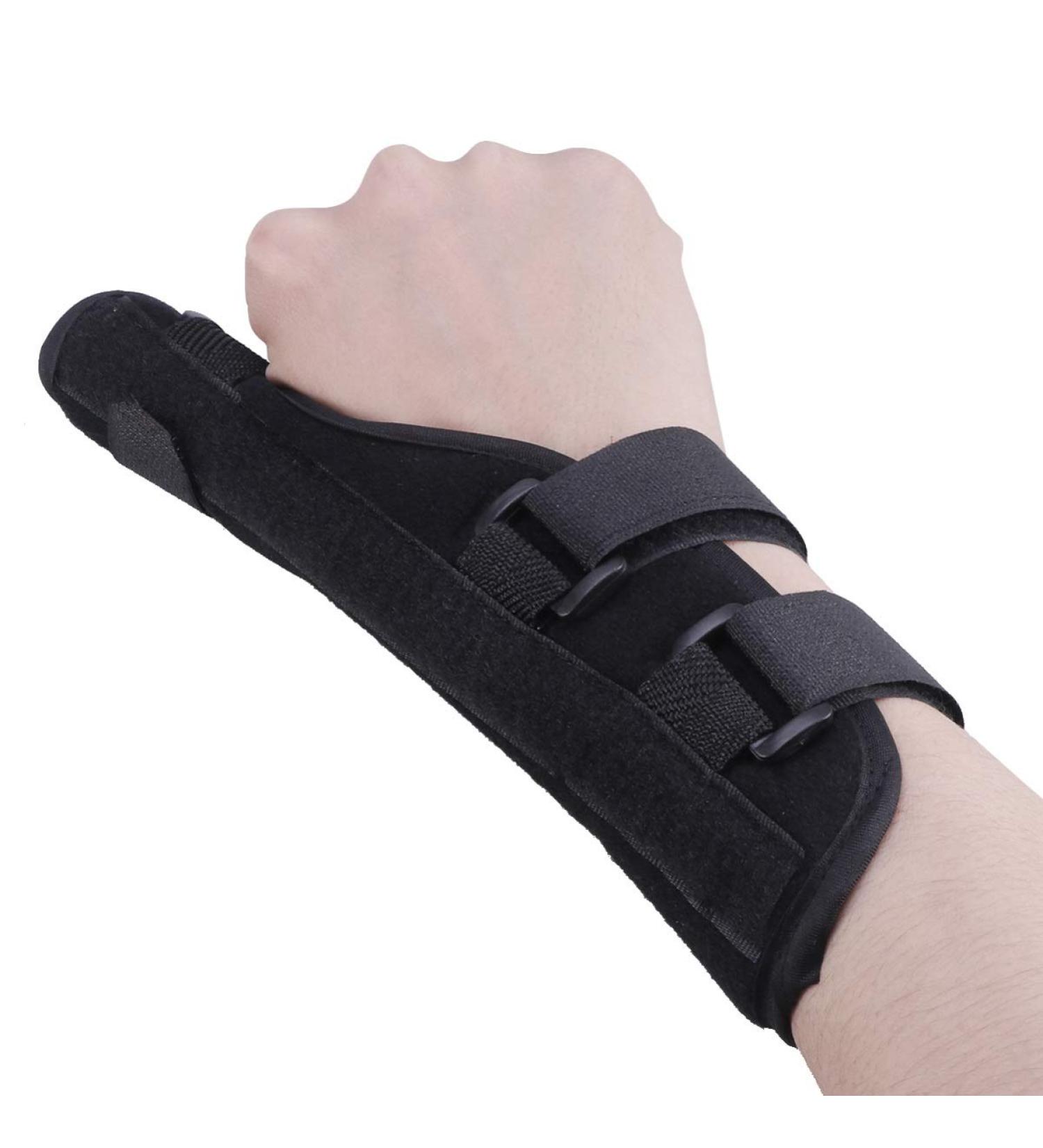 Milisten Thumb Fracture Wrist Brace Premium Support & Stabilizer for Thumb & Wrist Injuries Herringbone Finger Splint - International Shipping - Buy Online on GoSupps.com