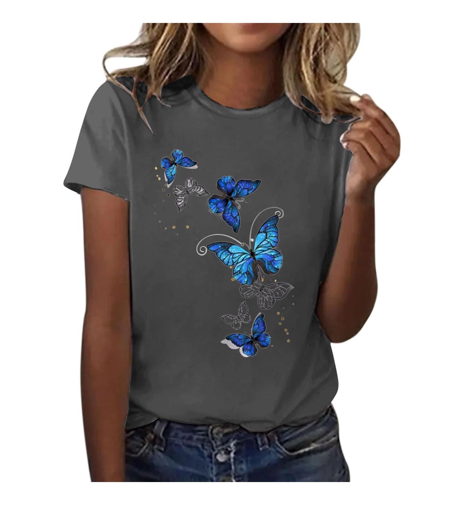 Shop Stylish Genetic Women s Monochrome T-Shirt - Loose Fit 3/4 Sleeve Summer Tops in Orange & Dark Gray - Oversized Comfort for Every Occasion - Buy Online on GoSupps.com