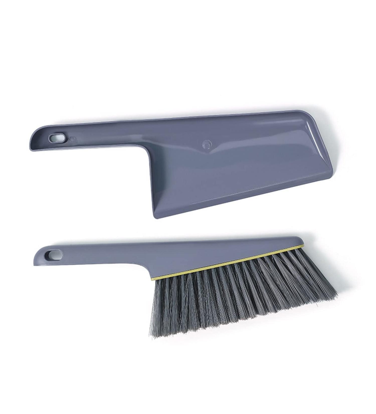 NEDLON Mini Dustpan and Brush Set Portable Cleaning Dust Hand Broom Bench Bricklayers Brushes for Clean Bed Sofa Desktop Drafting(Color:Gray) Grey - Buy Online on GoSupps.com