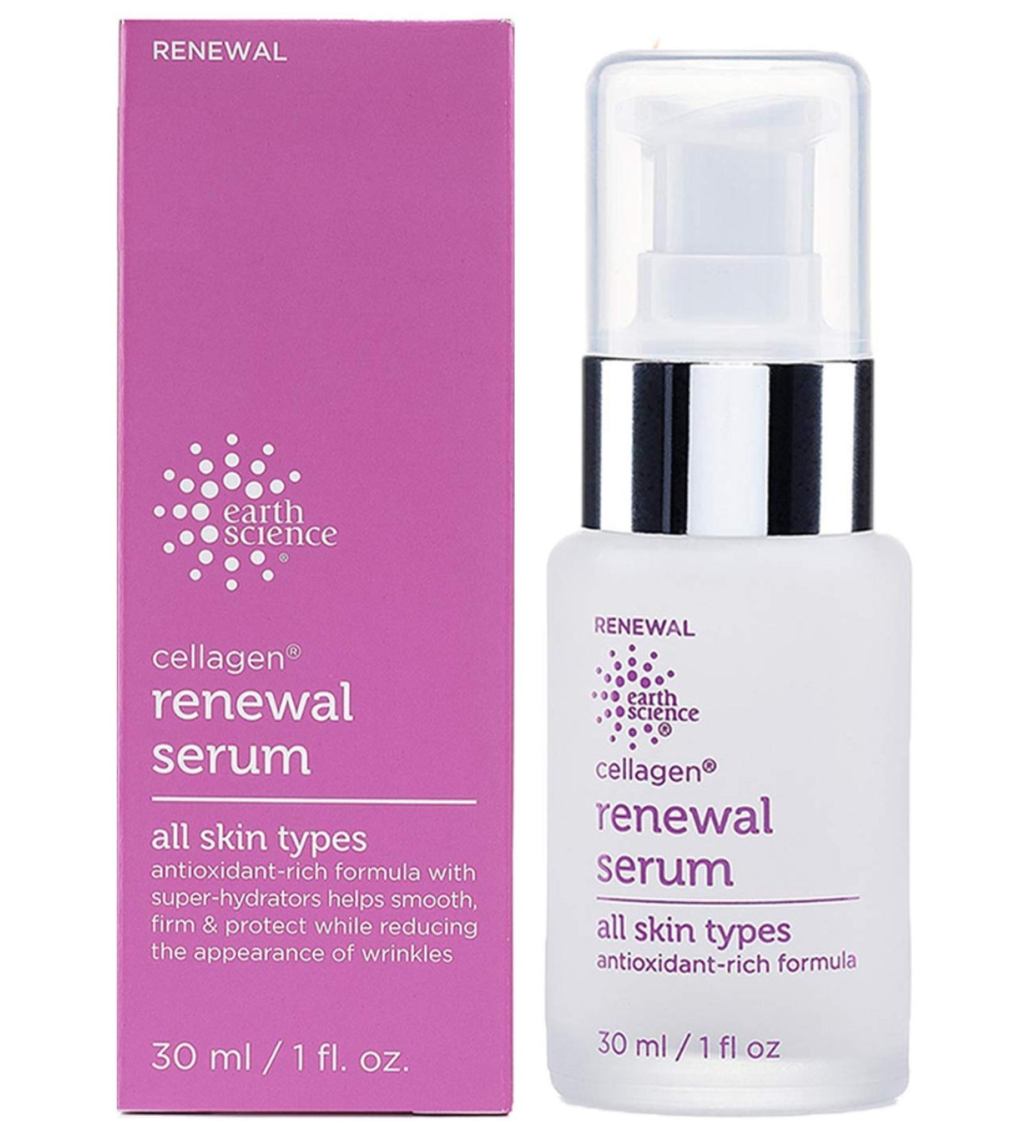 Earth Science Active Age Defense Cellagen Renewal Serum 1 oz - Anti-Aging Skincare - Buy Online on GoSupps.com