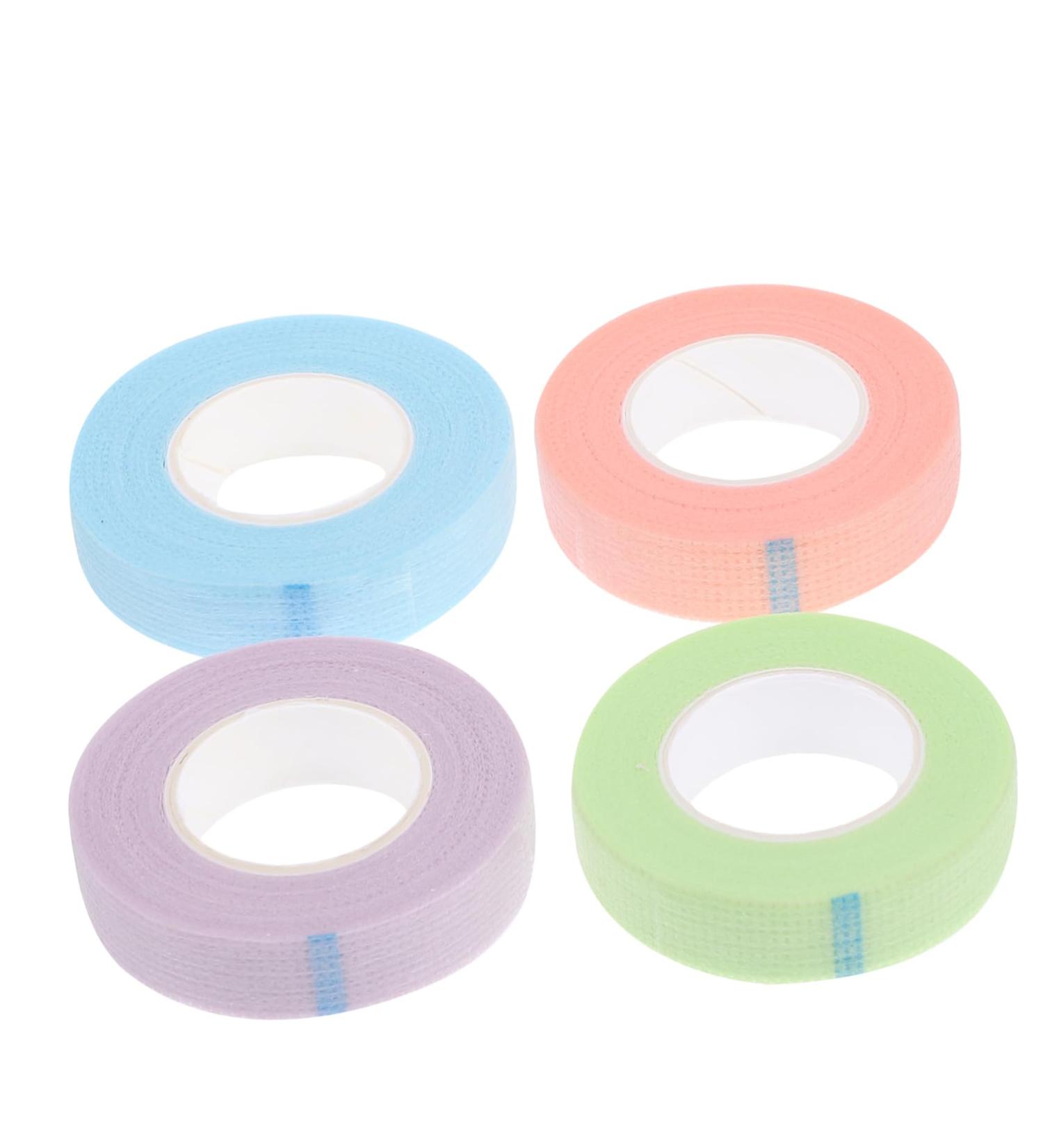 minkissy 4 Rolls Eyelash Eyelid Tape Lash Tools Sensitive Eyelash Tape Eye Skin Tape Under Eye Tapes Adhesive Fabric Lash Tape Lashes Tools Supplies Non-woven Fabric Cosmetic - Buy Online on GoSupps.com