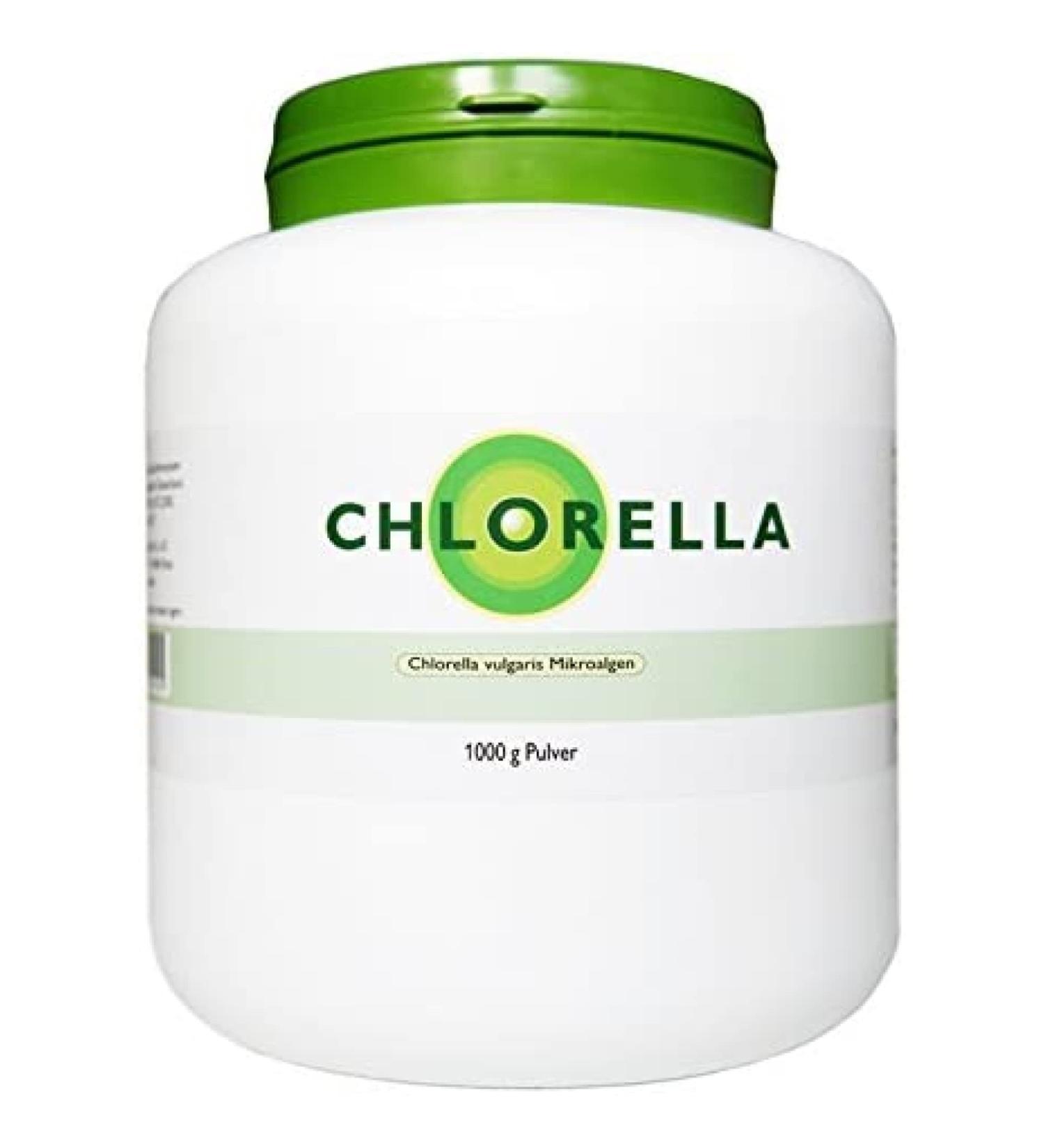 Premium Chlorella Powder from Germany - Vegan Pure Chlorella Vulgaris (1kg) - Organic Superfood | Algomed - Buy Online on GoSupps.com