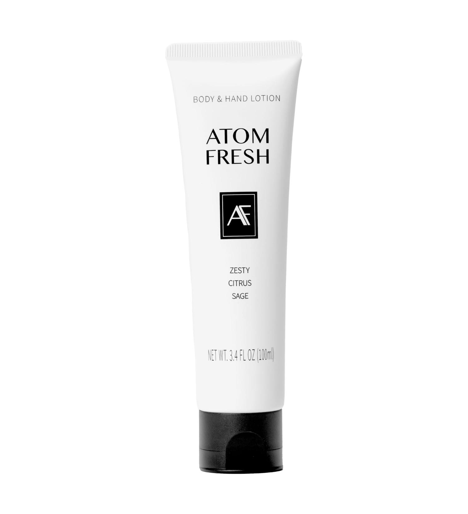 Atom Fresh Natural Vegan Body & Hand Lotion Sweet Jam Jasmine Intensive Hydration Firming & Skin Barrier Strength Radiant Glow Non-Greasy 13.5 fl oz (100g) (100g Zesty Citrus Sage) Zesty Citrus Sage 1 Fl Oz (Pack  - Buy Online on GoSupps.com