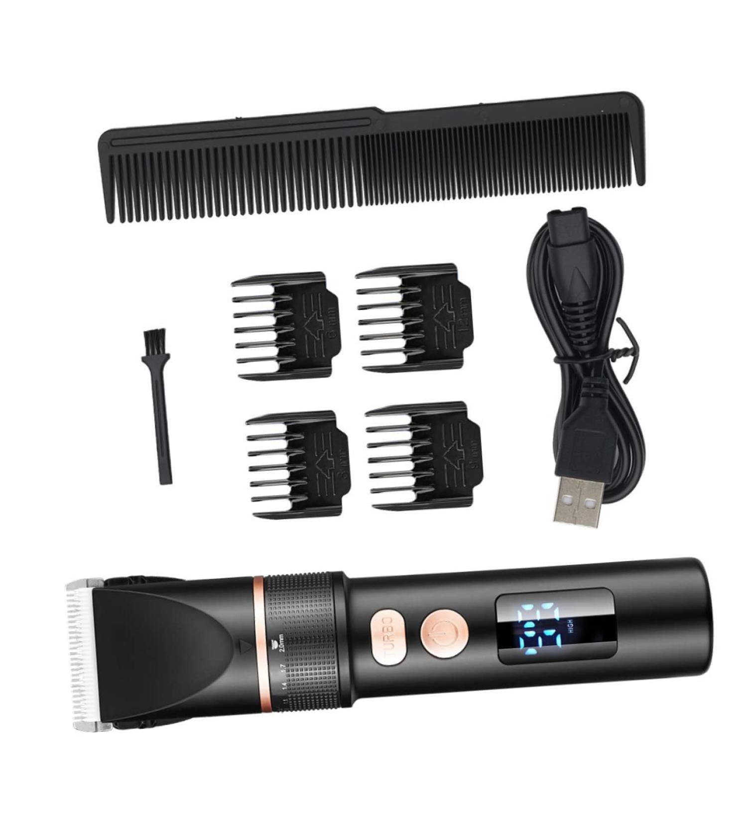 NOLITOY Electric Hair Clippers Set for Men | Grooming & Salon Clippers with LCD Display | Adjustable Stainless Steel Hair Trimmer & Body Shaver - Buy Online on GoSupps.com