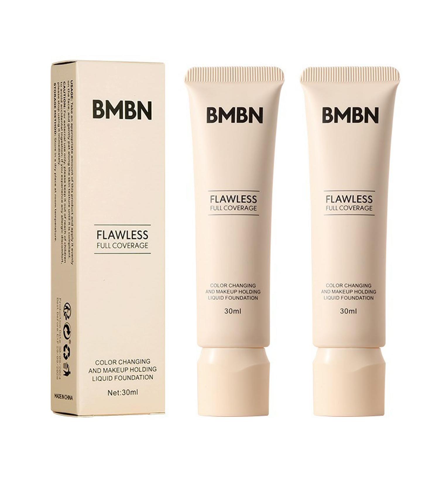 2 Pack Temperature Changing Liquid Foundation Full Coverage Matte Finish Long Lasting Oil-Free Lightweight Moisturizing Makeup Primer Concealer Mask - Buy Online on GoSupps.com