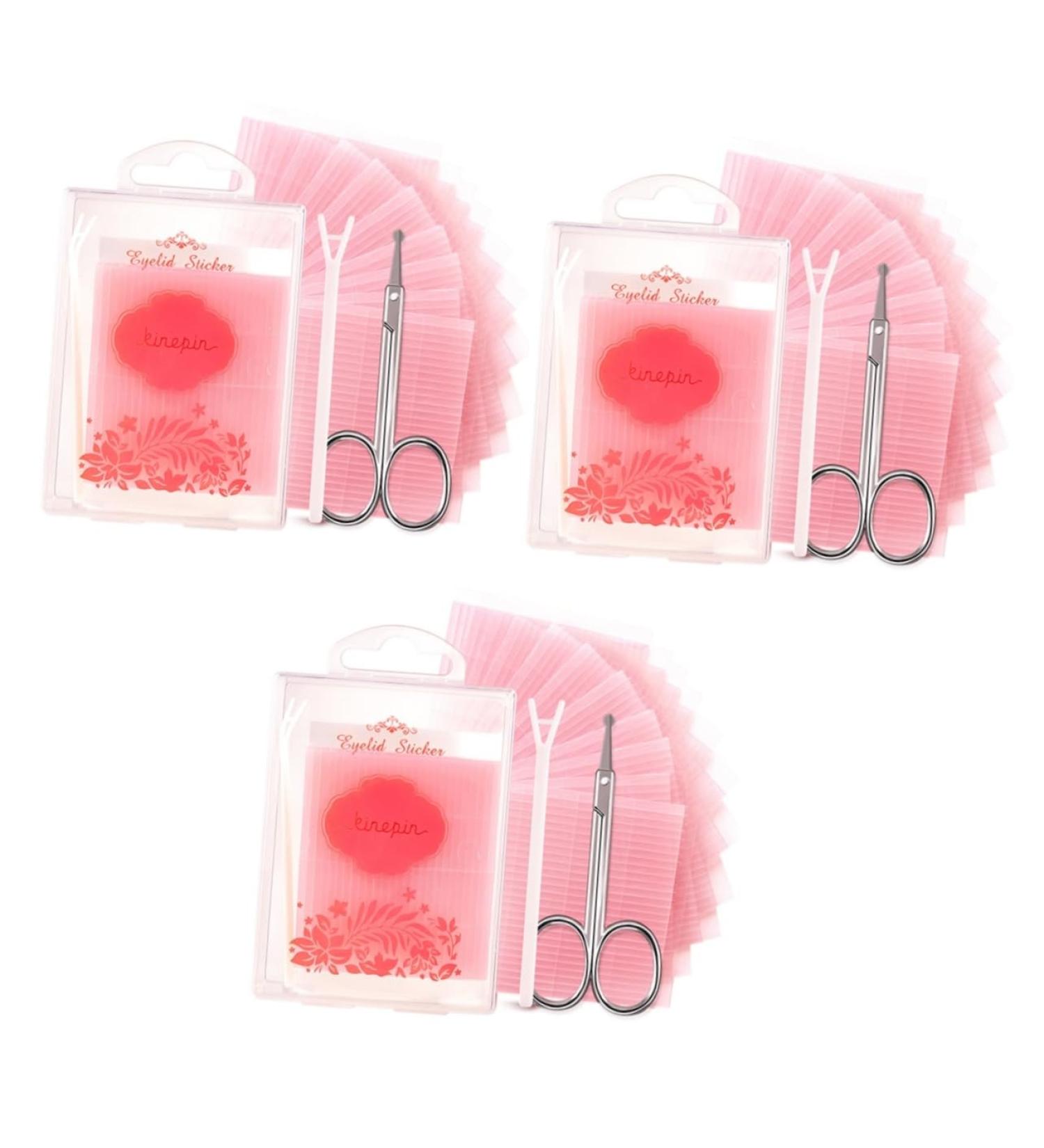 FOMIYES 3 Sets Double Eyelid Sticker Tape Invisible Eyelid Strips Natural Eyelid Stickers Moment 6.9X5.1cmx3pcs Transparentx3pcs - Buy Online on GoSupps.com