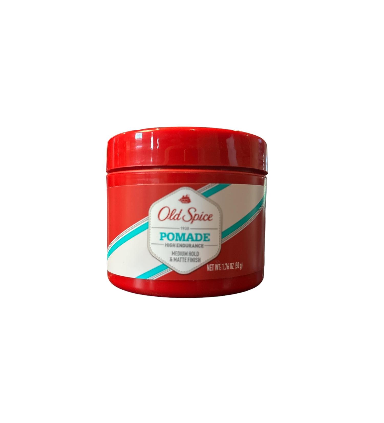 Old Spice Hair Styling Pomade - Medium Hold & Matte Finish (1.76 oz) | International Shipping Available - Buy Online on GoSupps.com