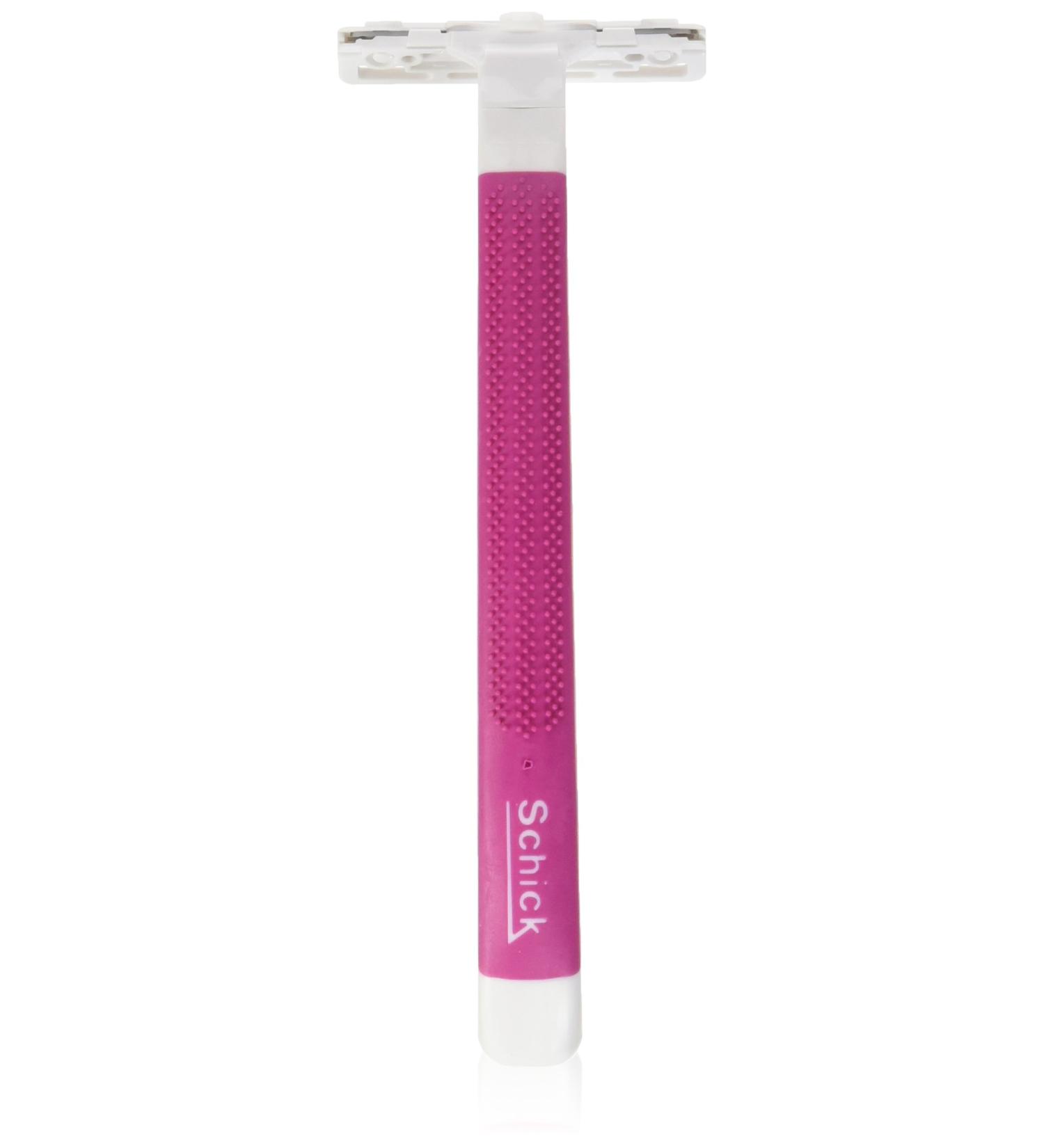 Schick Slim Twin ST 2 Disposable Razors for Women - Sensitive Skin - 12 Count - Buy Online on GoSupps.com