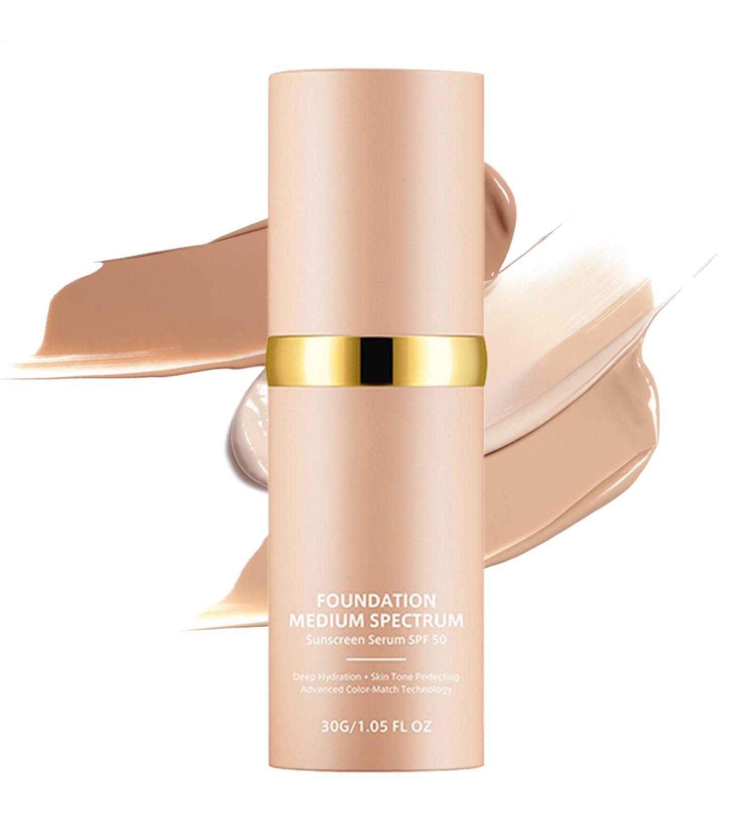 Color Changing Foundation Waterproof Foundation Makeup Lightweight Skin Foundation Face Foundation Concealer Mature Skin Foundation Foundation For Women Men's Foundation Makeup - Buy Online on GoSupps.com
