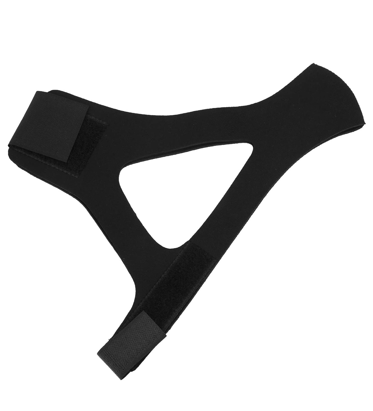 Buy Comfortable Black Chin Strap for Snoring Relief - Anti-Snore Breathable Solution for Women | International Shipping - Buy Online on GoSupps.com
