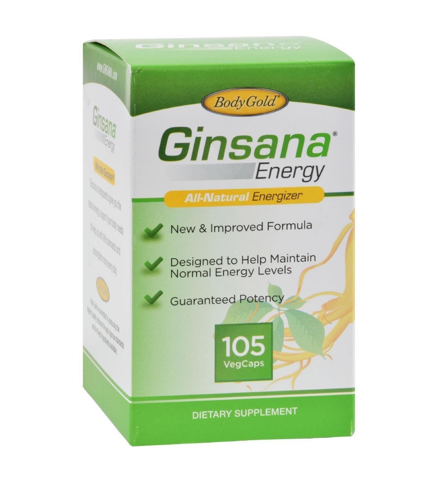 Body Gold Ginsana Extreme Capsules 105 Cap (Multi-Pack) 6