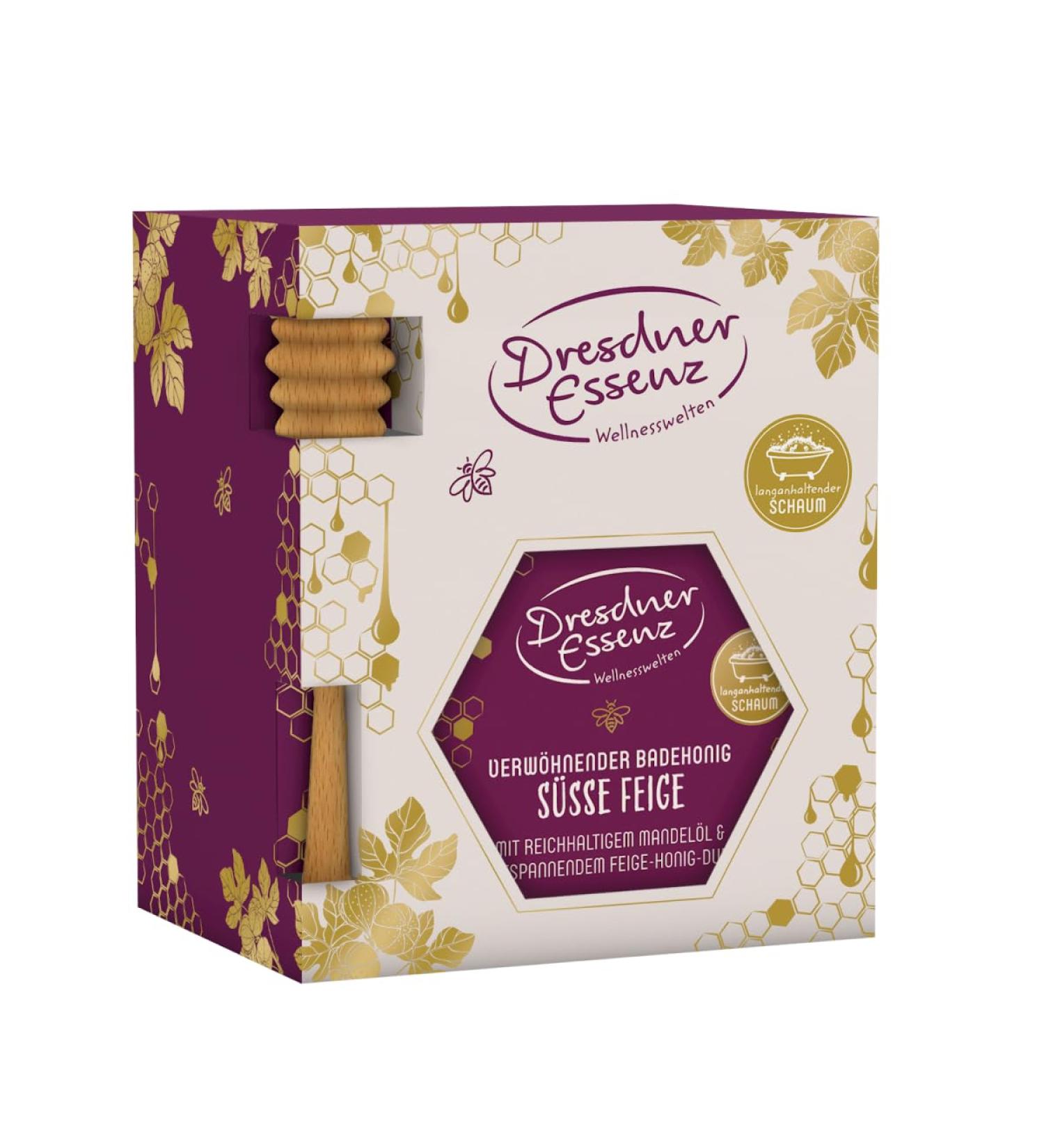 Dresden Essence Bathroom Honey Sweet Fig 350ml | Relaxing Gift Set for Mother's Day | Sensual Bath Experience - Buy Online on GoSupps.com