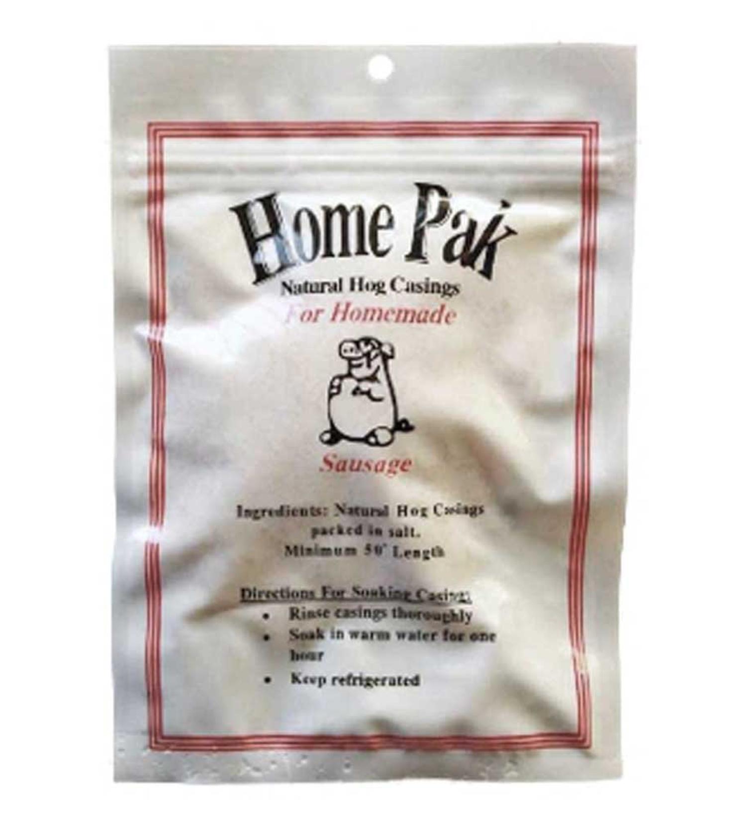 Natural Hog Casings for Sausage - Home Pack - 32mm to 35mm - Quality Brand Casings