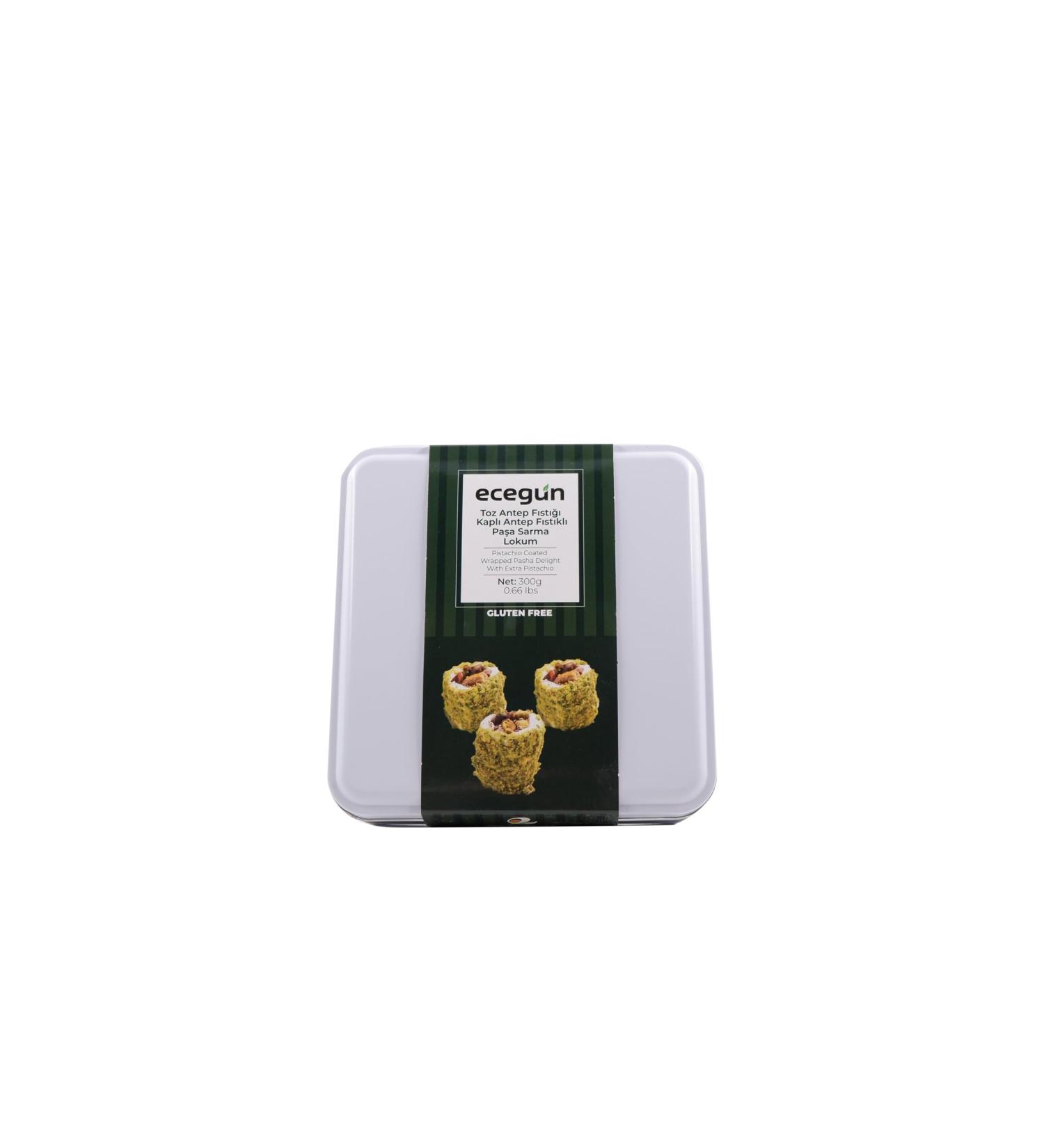 Eceg n Pistachio Coated Wrapped Pasha Delight with Extra Pistachio Turkish Delight (Gluten Free) - Buy Online on GoSupps.com