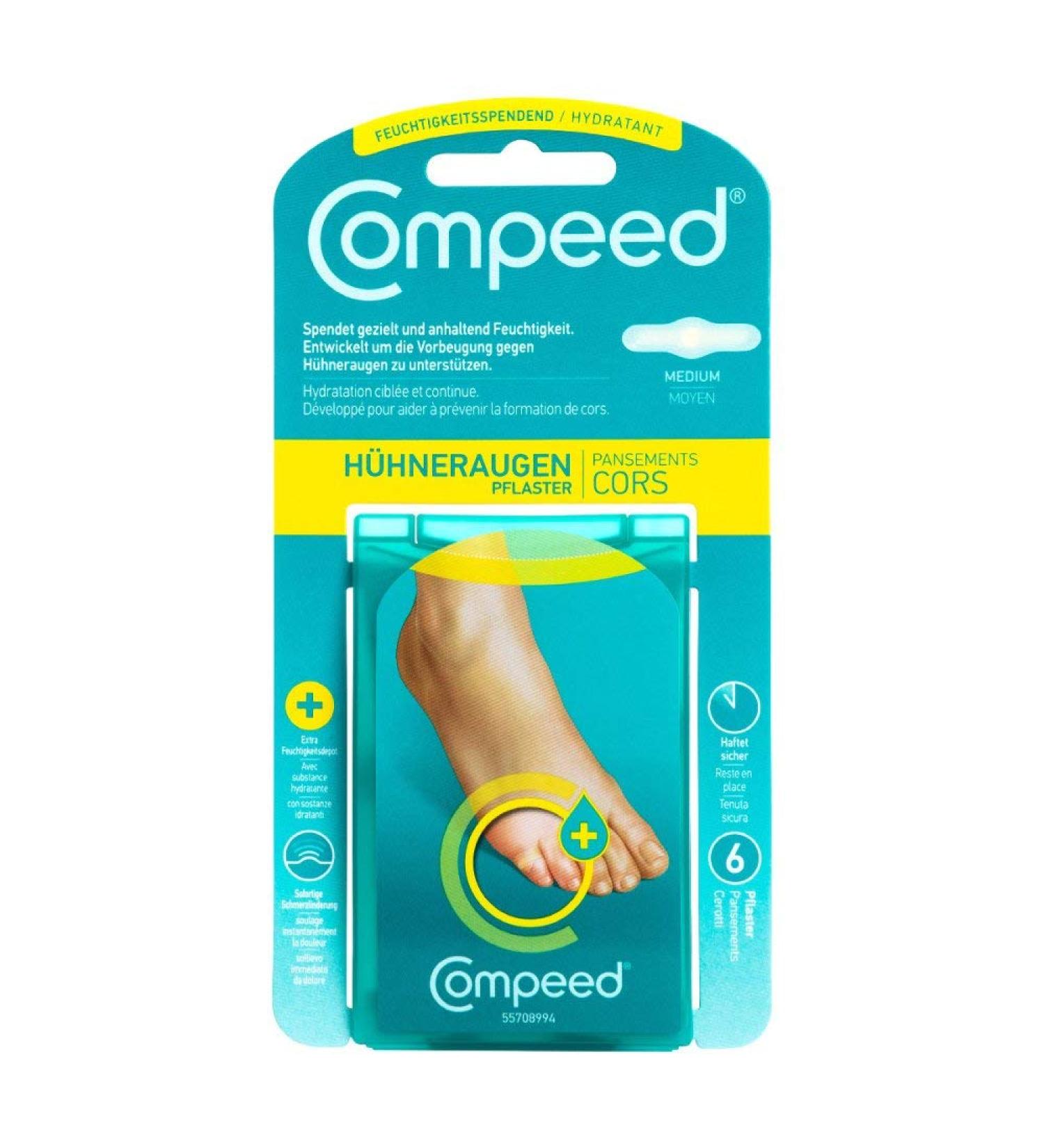 COMPEED corn plaster moisturising 6 pieces