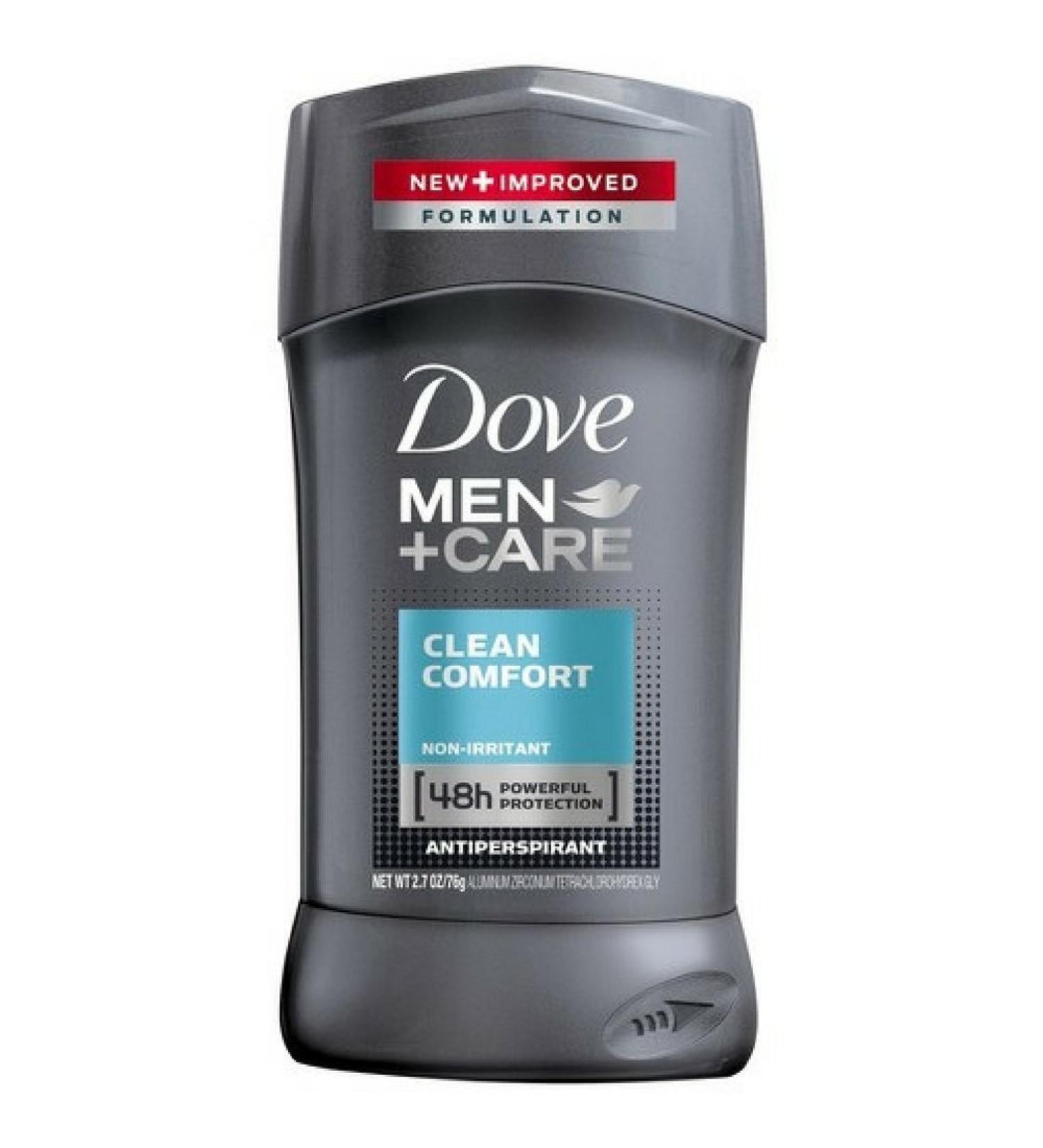 Dove Men+Care Antiperspirant Deodorant Stick Clean Comfort 2.7 oz (Pack of 10) Clean Comfort 2.7 Ounce (Pack of 10)