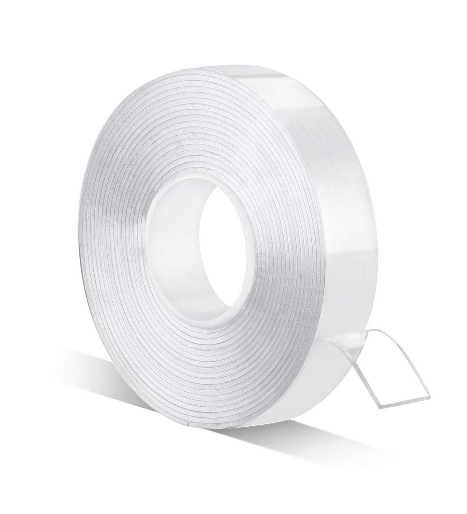 CLAVICHORD Double Sided Tape Heavy Duty  1/2inch 10ft Clear Mounting Tape Sticky Removable Two Sided Tape No Residue Strong Adhesive Acrylic Tape for Carpets/Poster/Craft/Wall/Picture 0.5  Transparent - Buy Online on GoSupps.com