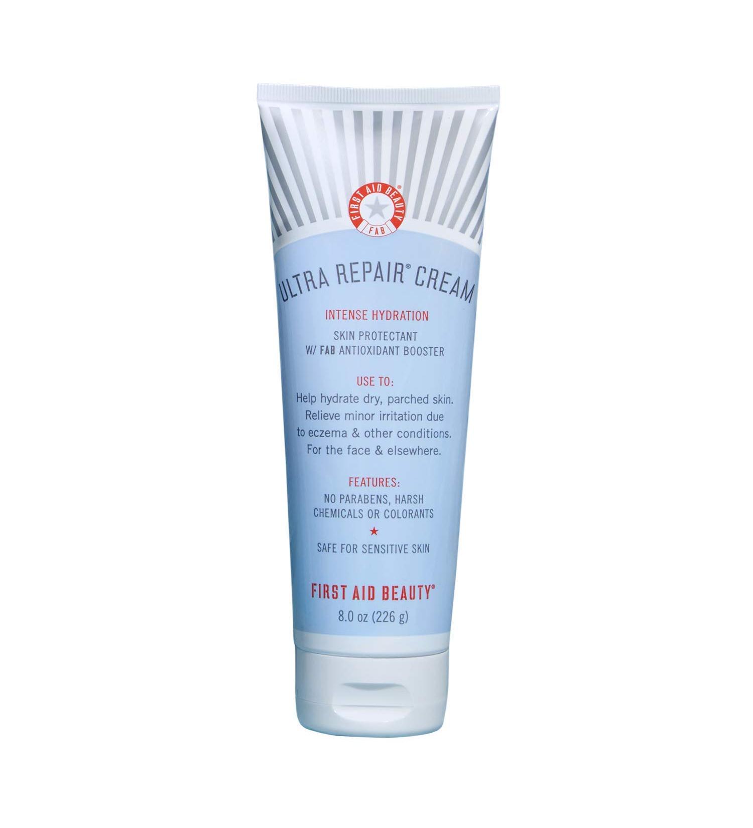 First Aid Beauty Ultra Repair Cream 8 oz: Intense Hydration Moisturizer for Face and Body - Buy Online on GoSupps.com