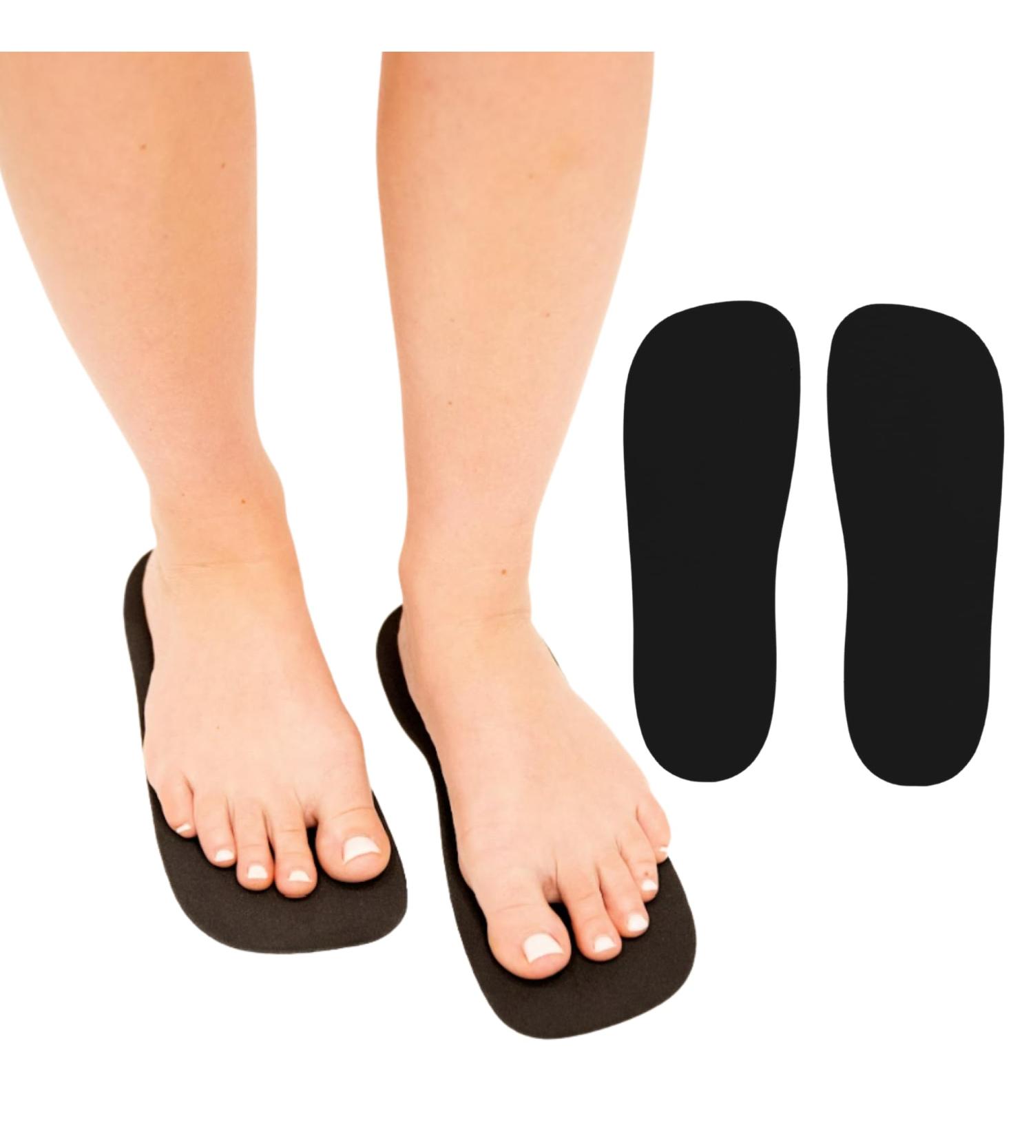 Premium 40Pairs Foam Pads for Spray Tanning Disposable Spray Tan Feet Pads Easy-to-Use Foot Protectors Designed for Salons and Mobile Spray Tanning Professionals (Black) 40Pairs Black - Buy Online on GoSupps.com