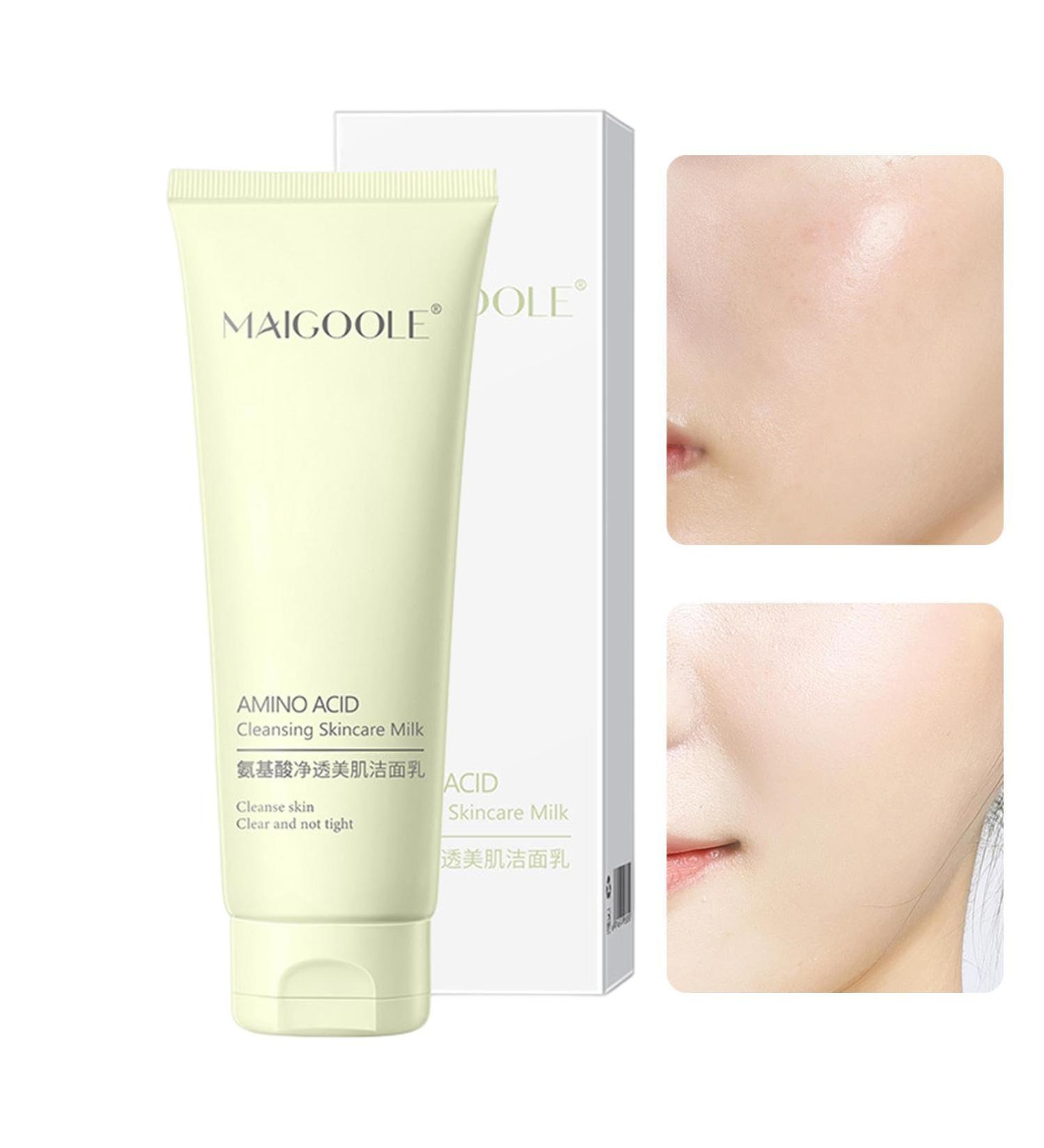  bellv Amino Acid Face Wash 100g Moisturizing and Soothing Facial Cleanser Amino Acids Skin Care Milk for Bellv - Buy Online on GoSupps.com