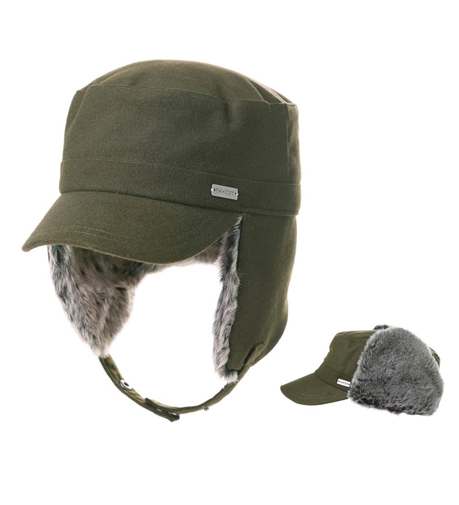 Jeff & Aimy Unisex Winter Fudd Earflap Trapper Hat 54-62CM 99707 in Olive Green - X-Large - Buy Online on GoSupps.com