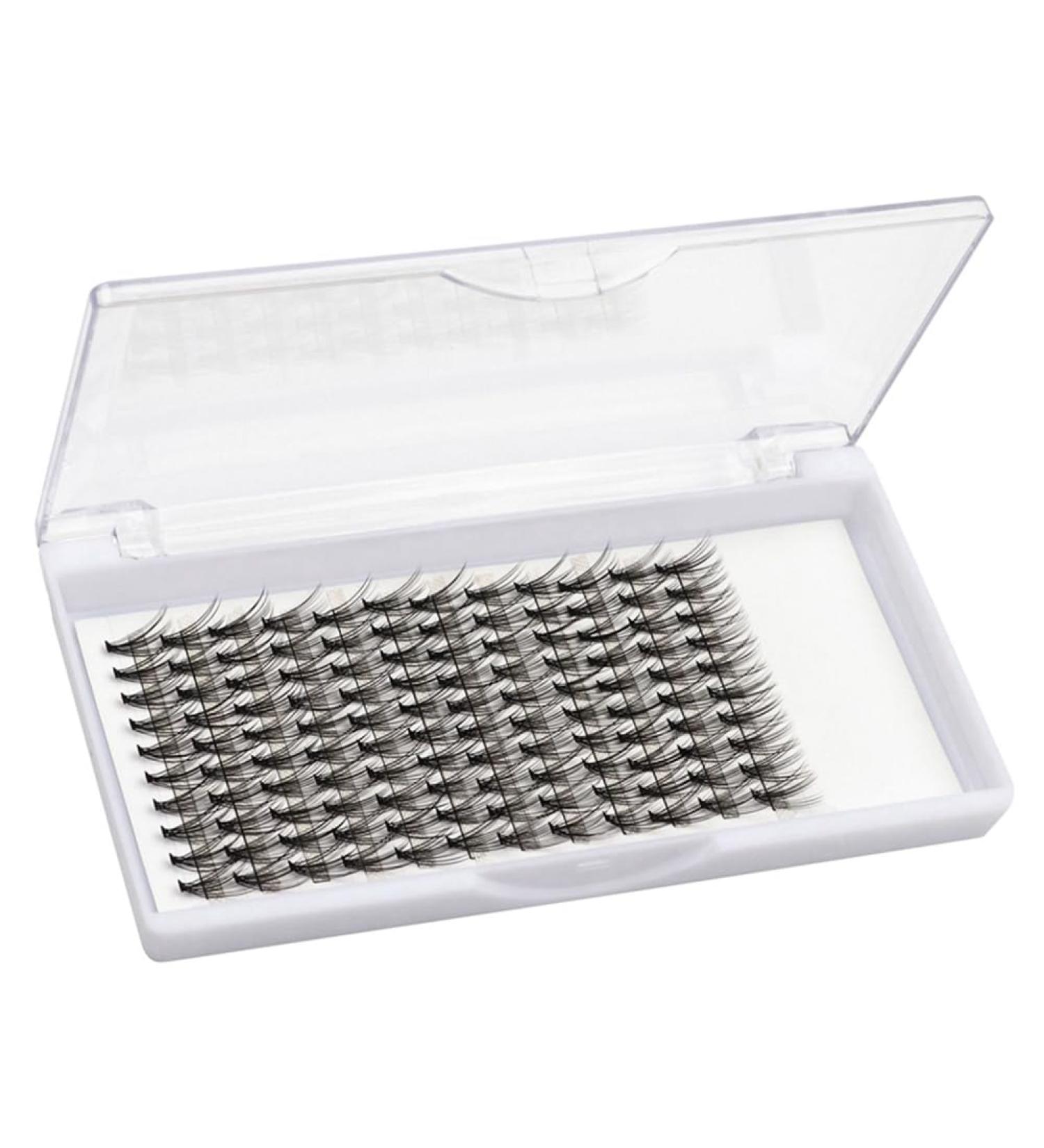 qazaa 120-Pack DIY Cluster Lash Segmented Single Lash Extension Bundle Soft Volumizing Makeup Tool - Buy Online on GoSupps.com