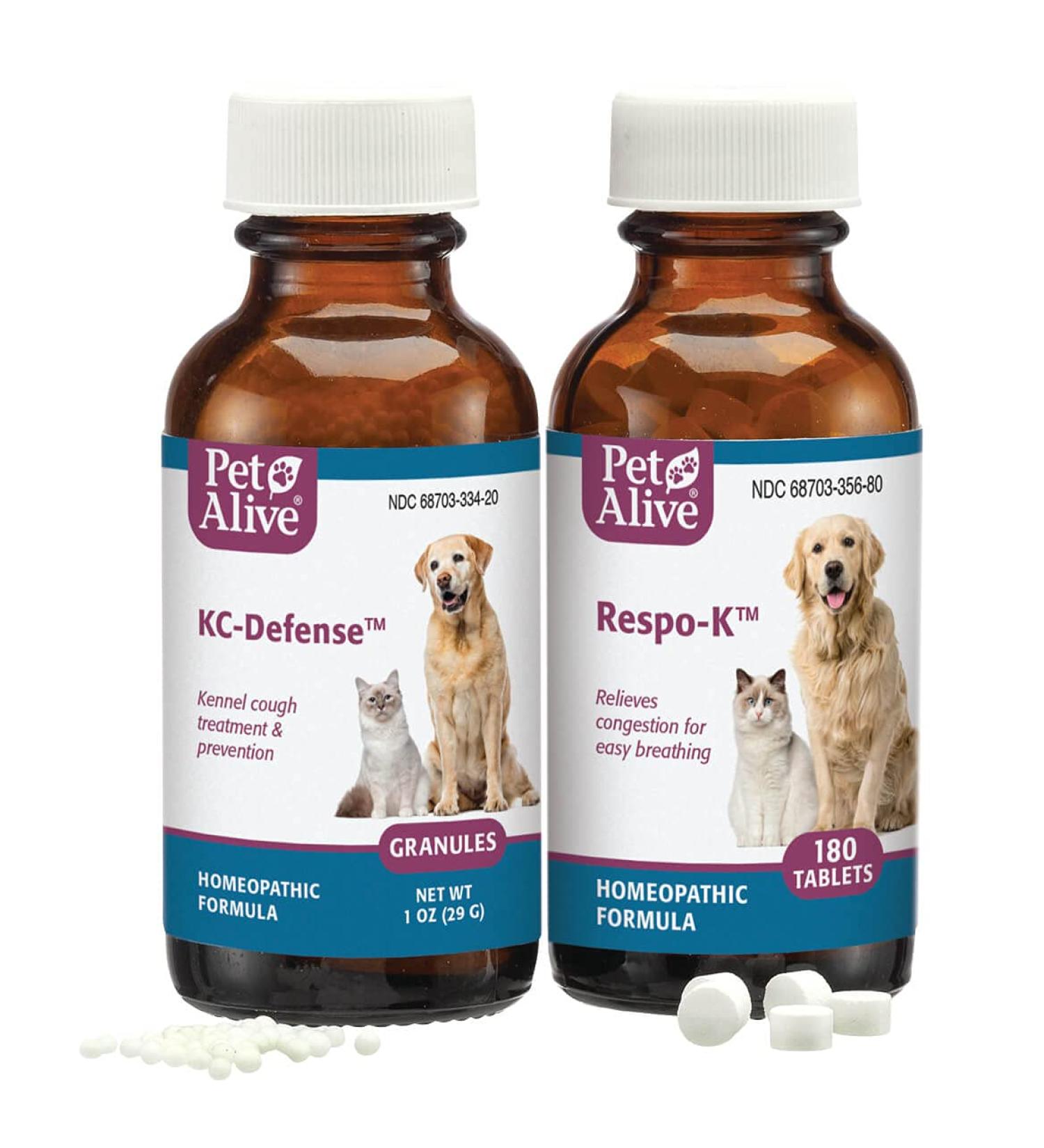PetAlive RespoCough Protect ComboPack for Pets - Natural Respiratory Support - Buy Online on GoSupps.com