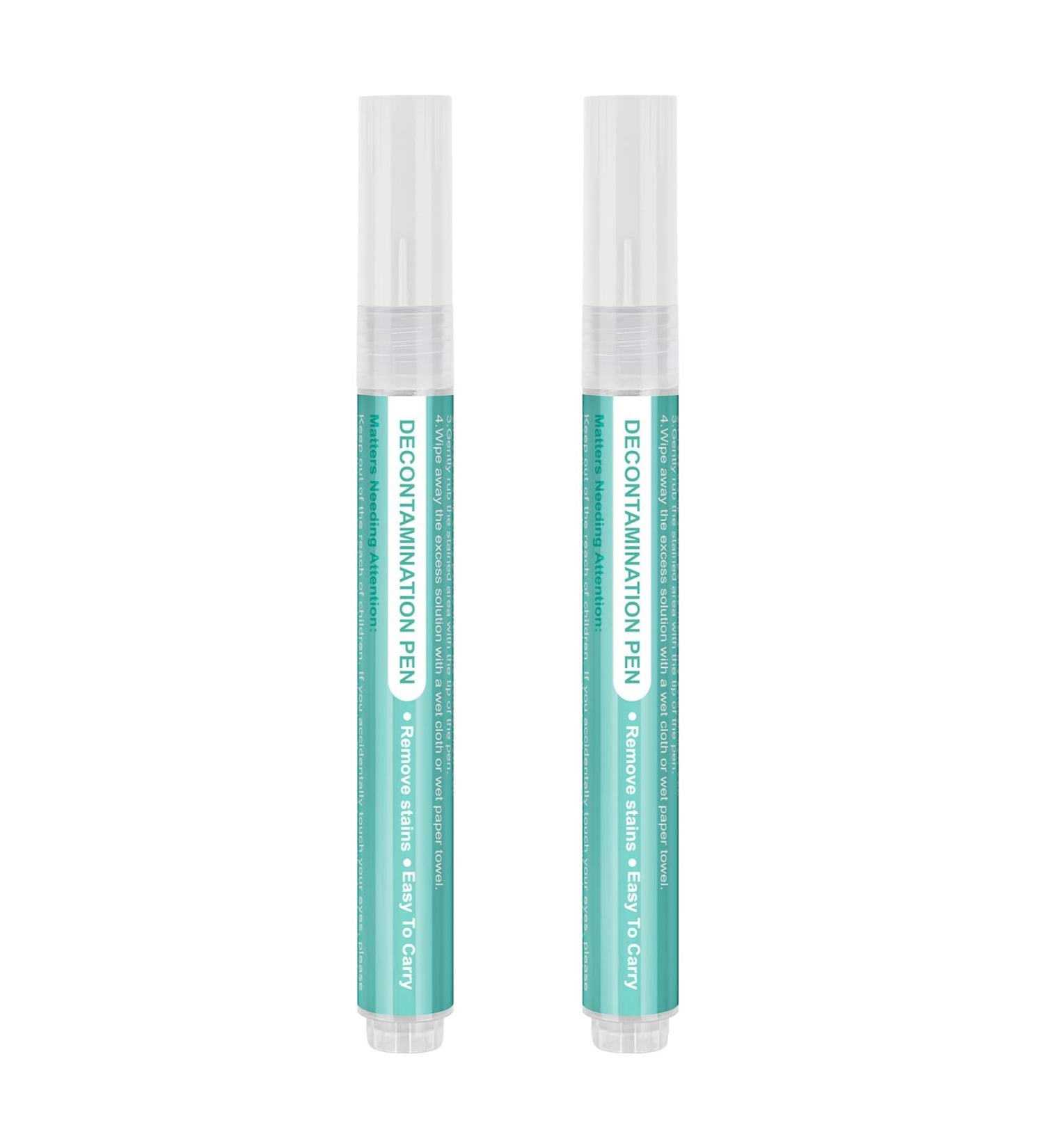Portable Decontamination Pen Dust Cleaner Oil Stain Cleaning Pen Brush Rub Wipe Fabric Cloth Stain Remover Pen - Buy Online on GoSupps.com