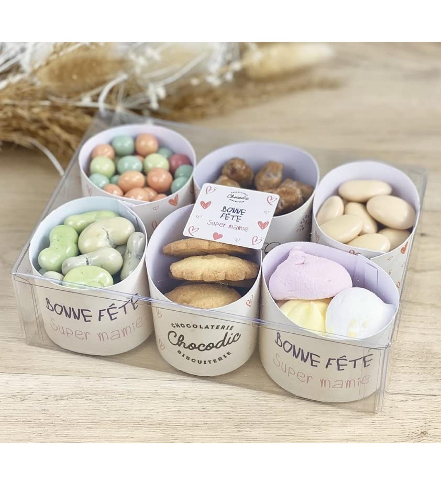 Grandma's Day Chocolate – Happy Grandmother – Set of 6 Timbels Bamboo 355 g – Mother's Day Chocolate