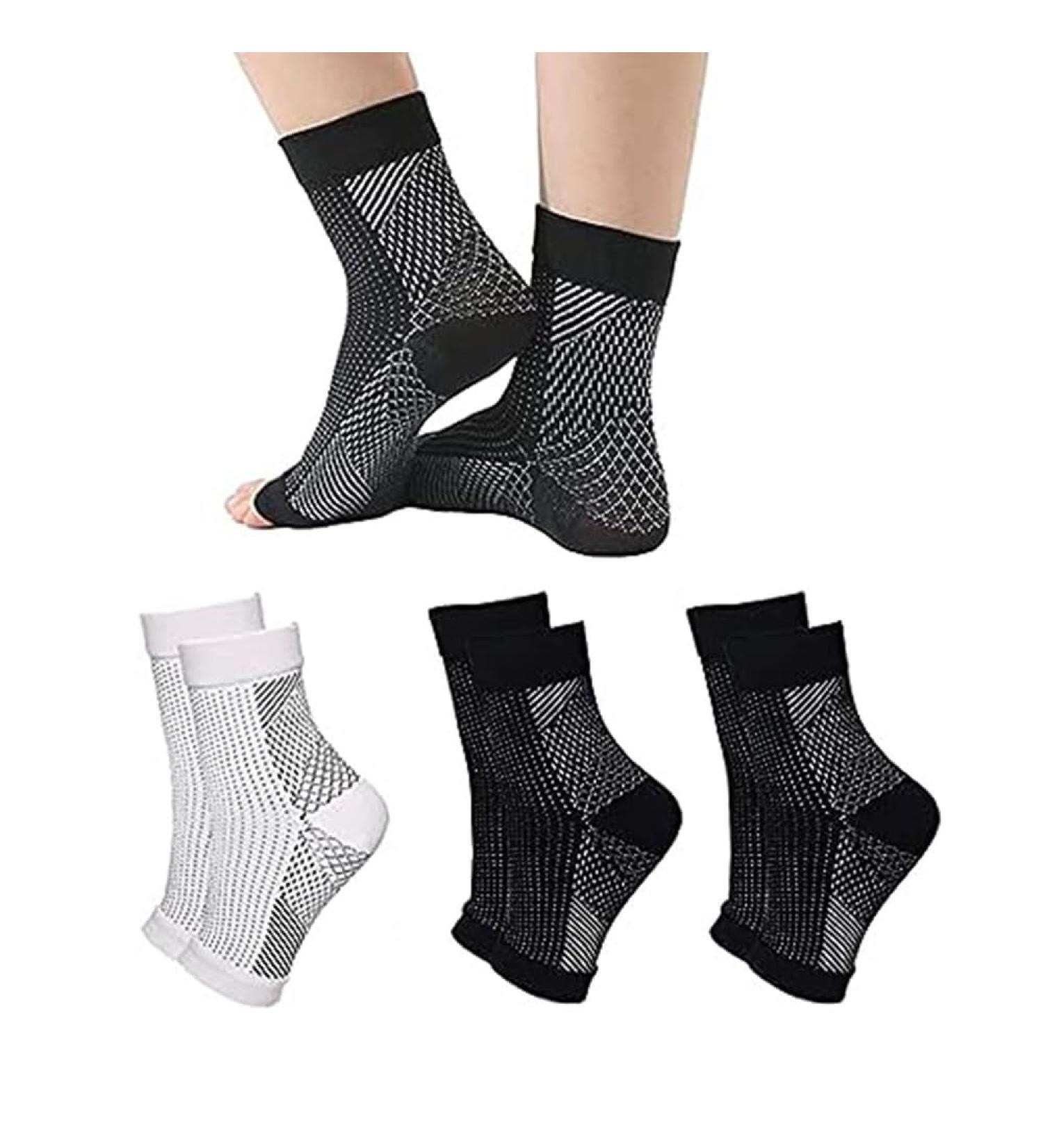 Buy LYAART Comprex Ankle Compression Socks - Comfortable 3 Pairs XXL for Men & Women | Soothing Relief & International Shipping - Buy Online on GoSupps.com
