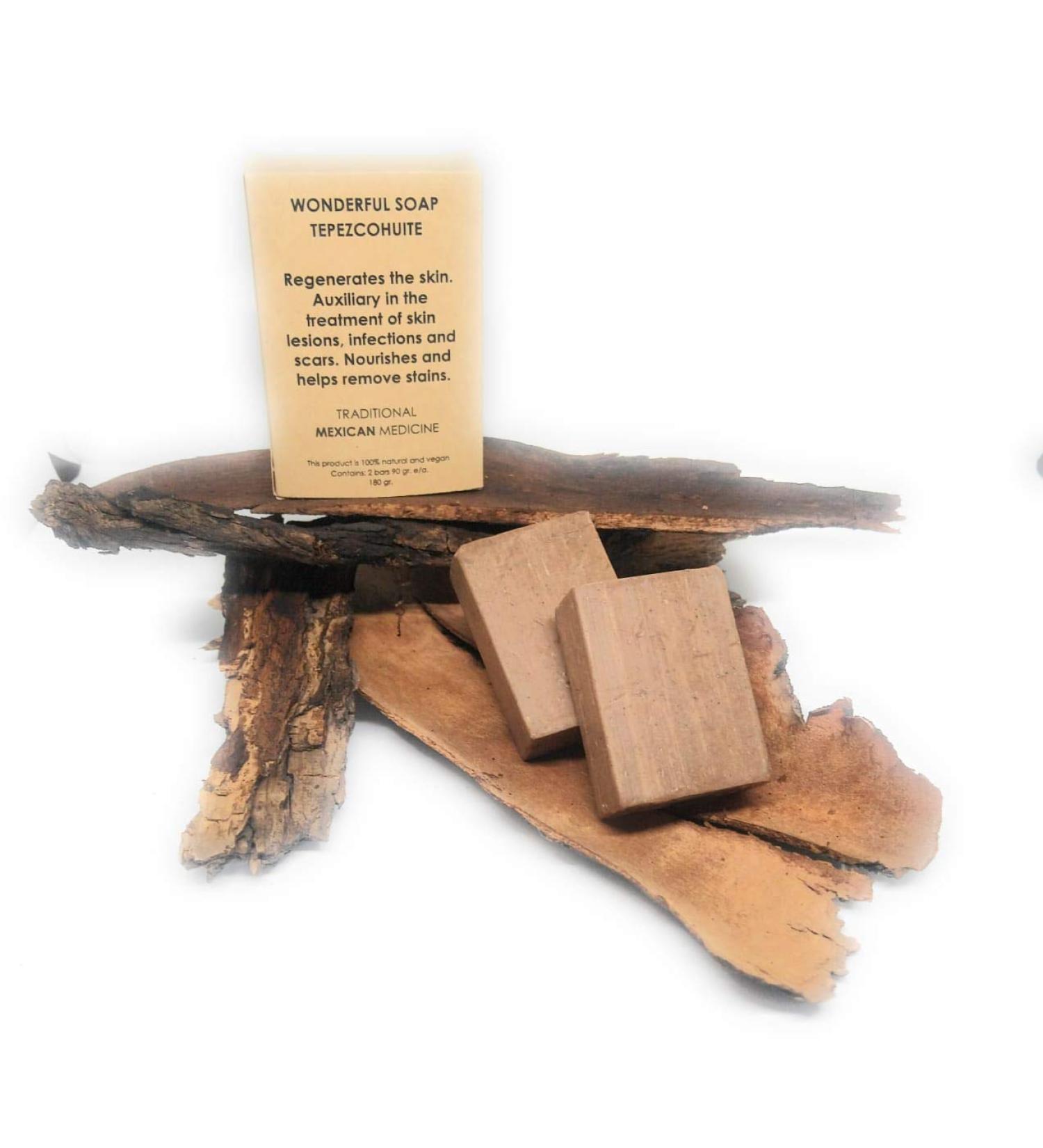 KNatural Tepezcohuite Soap - Skin Care Brightening & Regenerating Made in Mexico - Best International Shipping - Buy Online on GoSupps.com