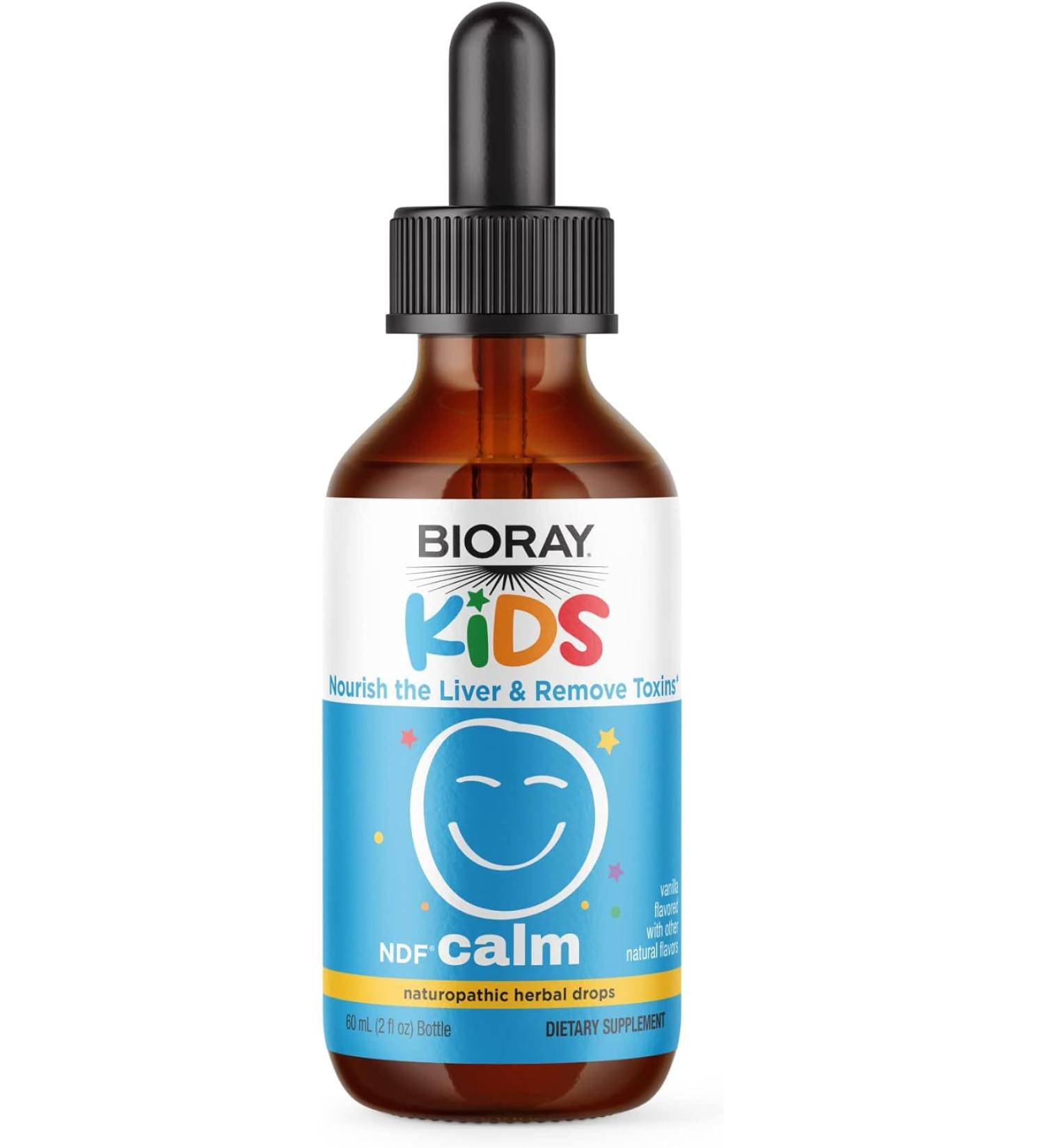 Bioray Kids NDF Calm Vanilla 4 fl oz - Natural Relaxation Supplement for Kids - Buy Online on GoSupps.com