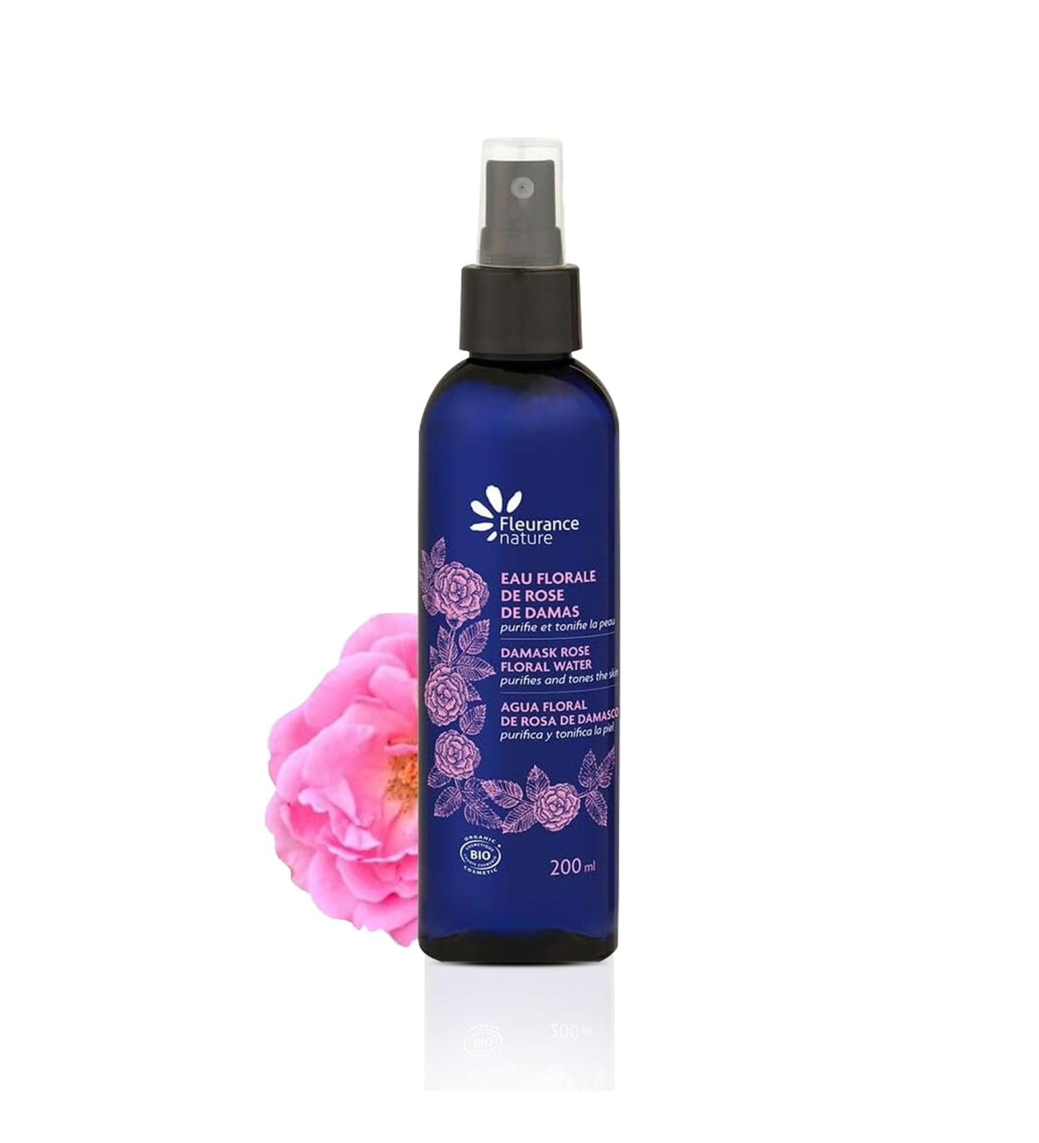  Fleurance Nature Fleurance Nature - Damask Rose Floral Water - Certified Organic Cosmetic Cosmos Ecocert - 200ml - Facial Care for Women and Men - Organic Facial Skincare Routine - Rose Hydrosol - 26128 - Buy Online on GoSupps.com