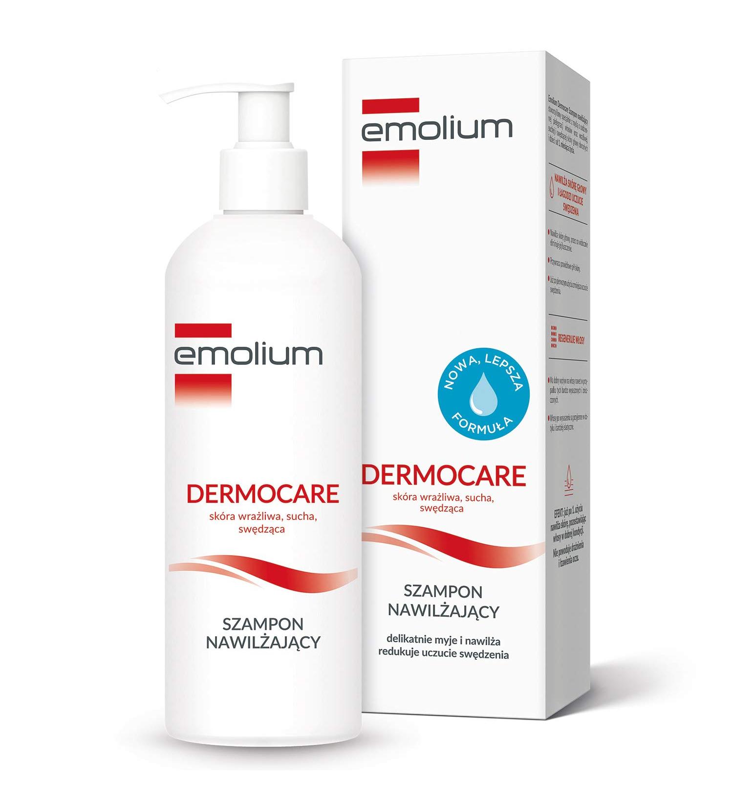  AngelicMisto Emolium Moisturizing Pump Shampoo 400ml for dry and sensitive skin - Buy Online on GoSupps.com