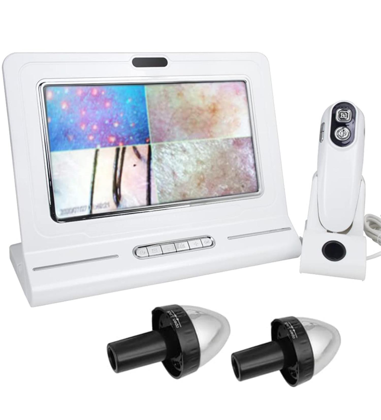 Skin Diagnosis Hair Analyzer - 11 Inch LCD Digital Scalp & Hair Follicle Moisture Detector | International Shipping Available - Buy Online on GoSupps.com