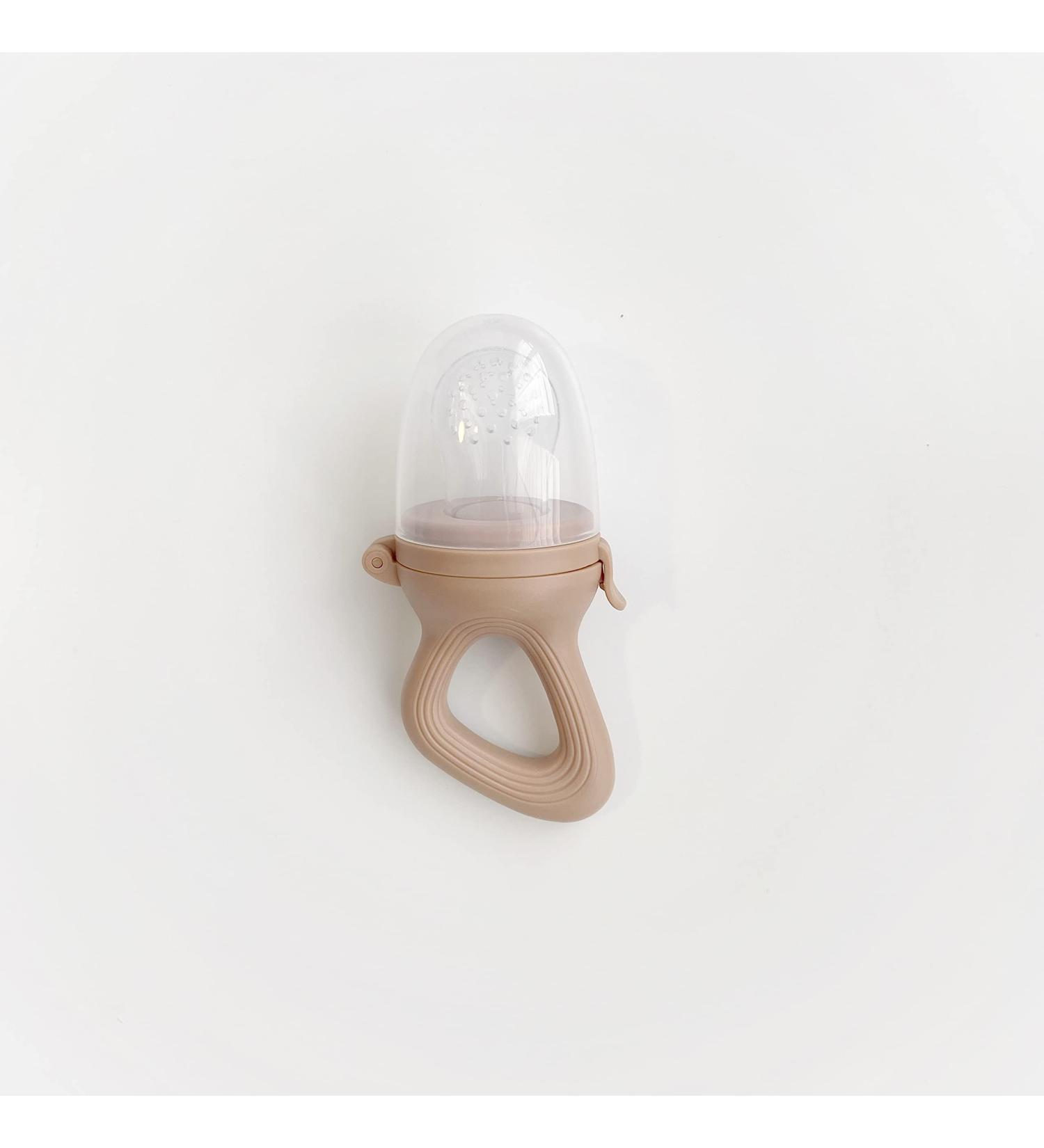 Norajoh Baby Food Fruit Feeder Pacifier | BPA Free Silicone Teether (Chai Tea) - Buy Online on GoSupps.com