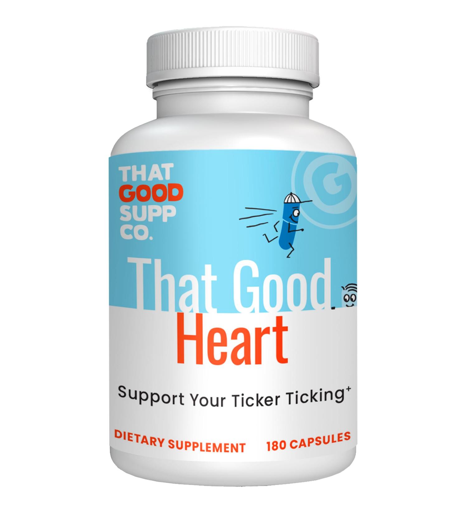 That Good Heart CoQ10 Supplement | Boost Health & Blood Circulation | USA Made for Men & Women - Buy Online on GoSupps.com