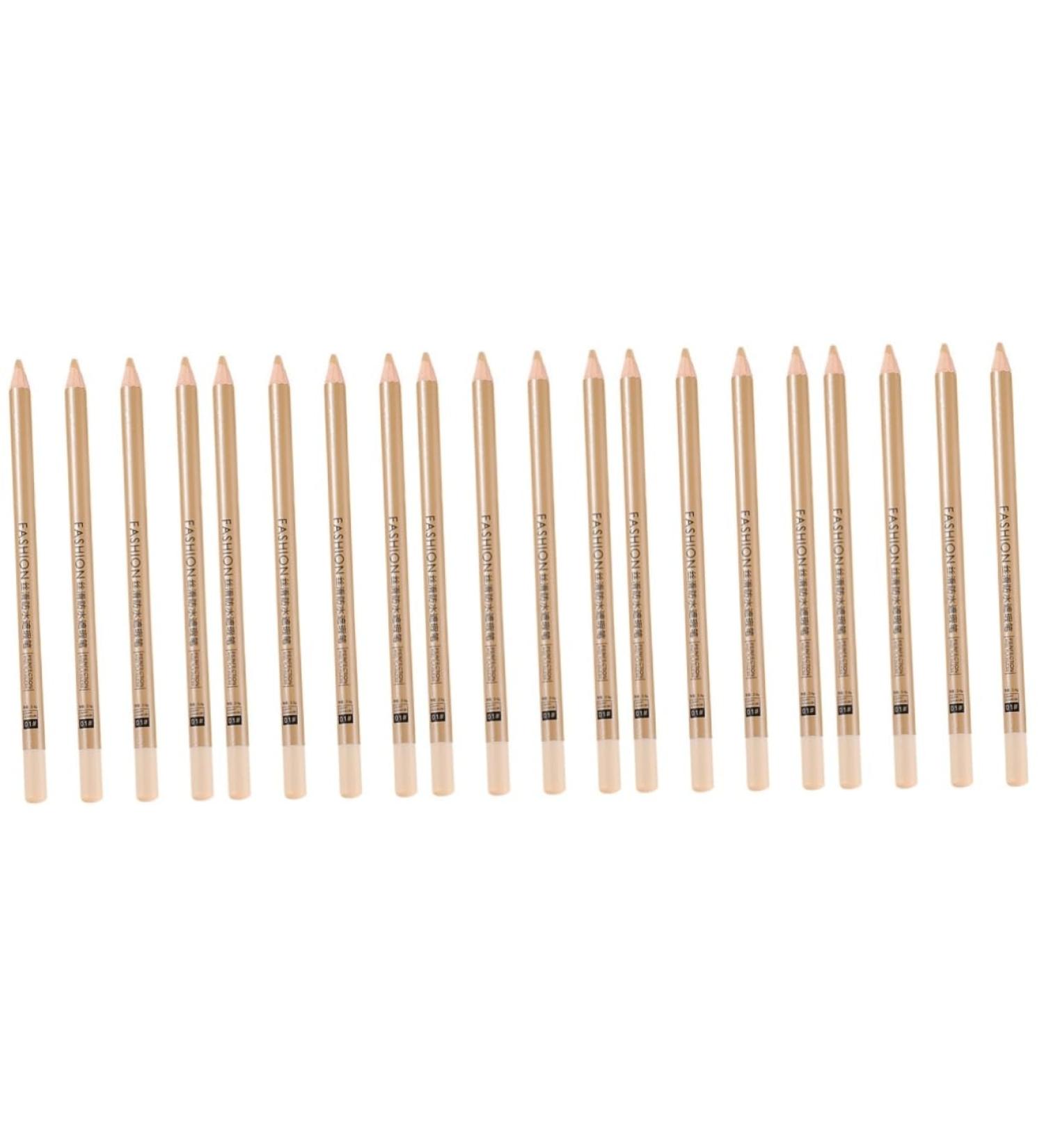 FOMIYES 20 Pcs Concealer Pen Light Concealer Cover up Makeup Concealer Korean Concealer White Wooden - Buy Online on GoSupps.com