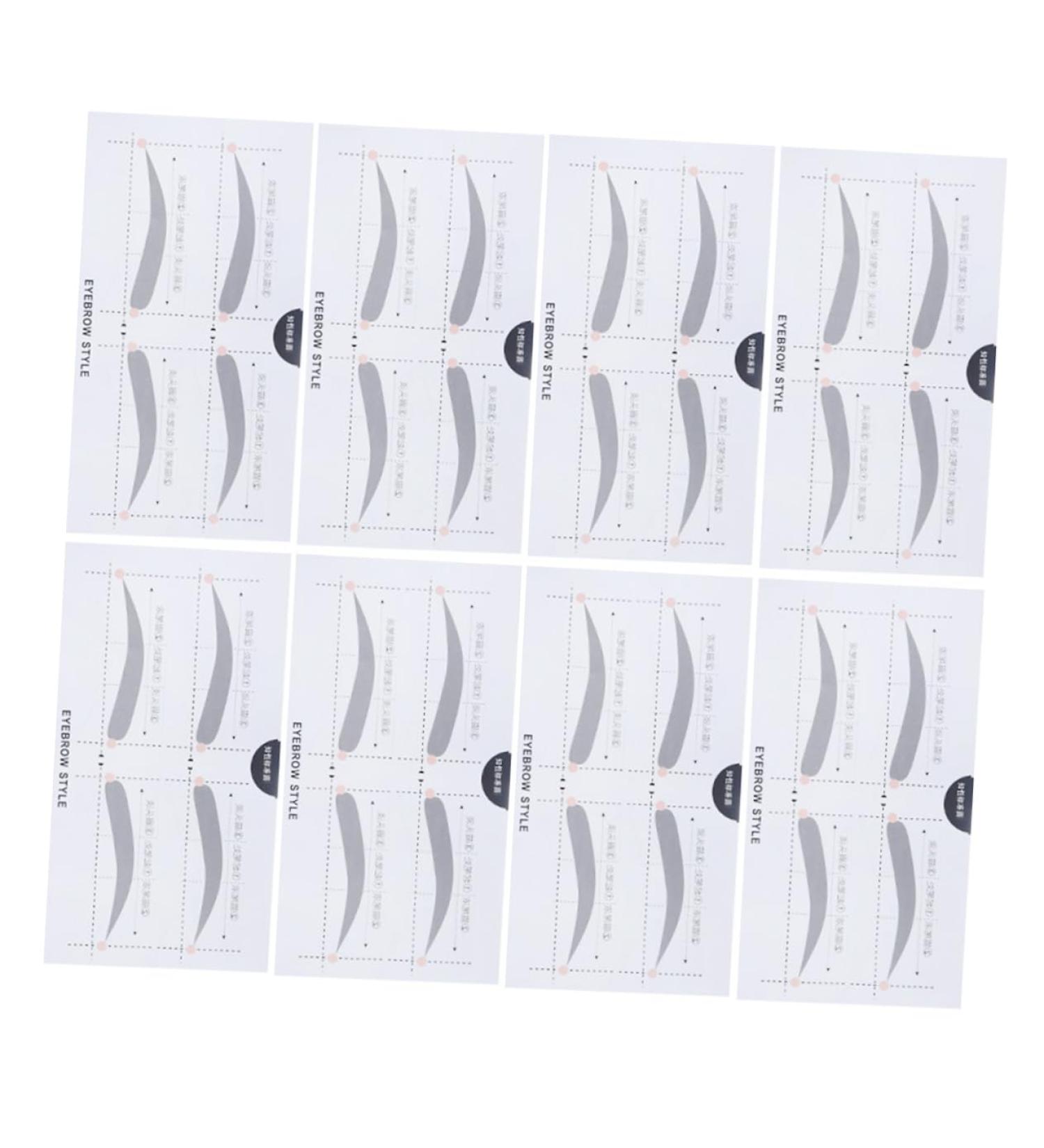 Housoutil Eyebrow Template 2 Eyebrow Stencils Eyebrow Shaping Stencils Make up Kit Eyebrow Sticker A607 Eyebrow Card Simple - Buy Online on GoSupps.com