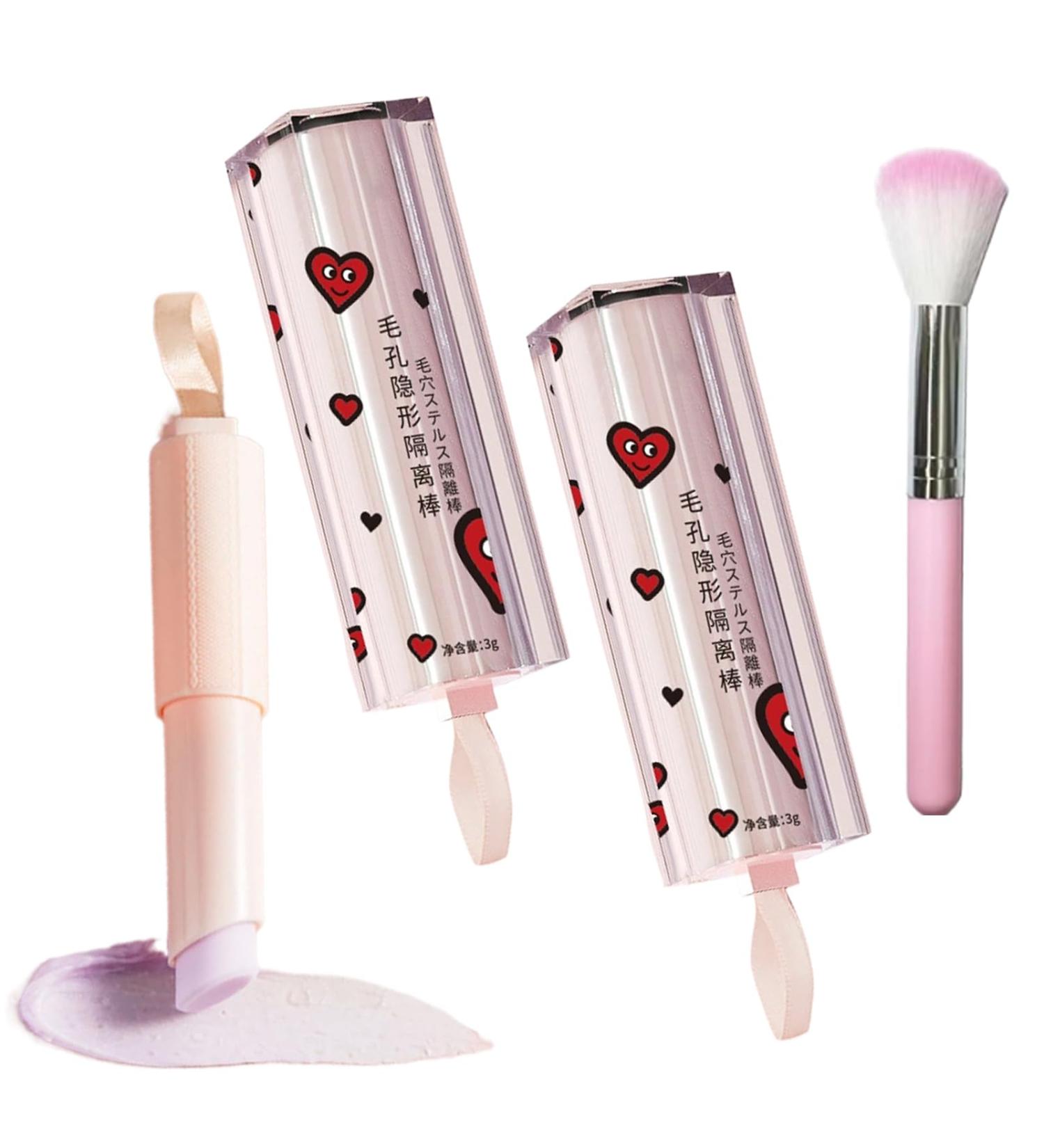 Statisticalt Face Primer Stick 2024 New Magical Pore Eraser Waterproof Face Primer Stick New Magical Pore Eraser Waterproof Matte Priming Makeup Stick Long Lasting Hydrating (2 PCS 0.1 OZ) - Buy Online on GoSupps.com