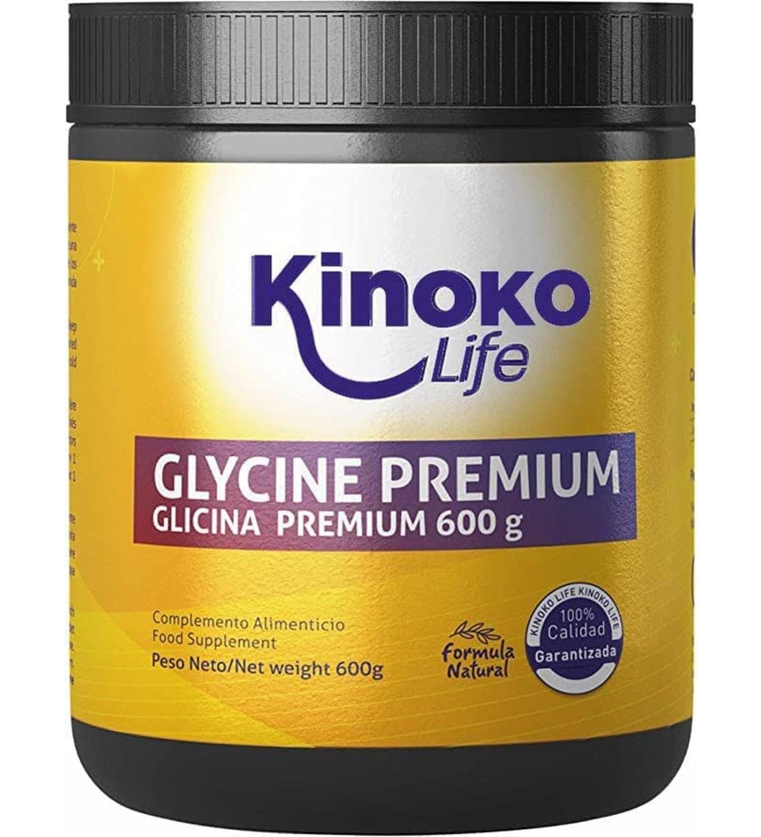 Glycine Premium 600g - 100% Pure Crystallized Vegan Nanoparticle Free Helps Collagen Regeneration Repairing Sleep - Buy Online on GoSupps.com