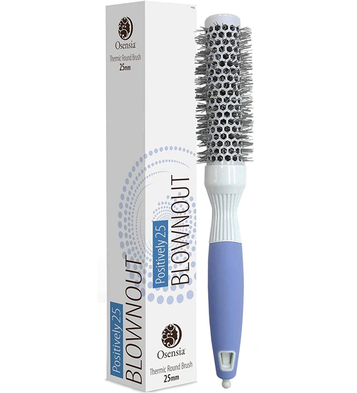 Round Hair Brush (25mm) - Small Hairbrush for Men & Women | Salon-Quality Styling & Ion Technology for Dry Hair - Buy Online on GoSupps.com