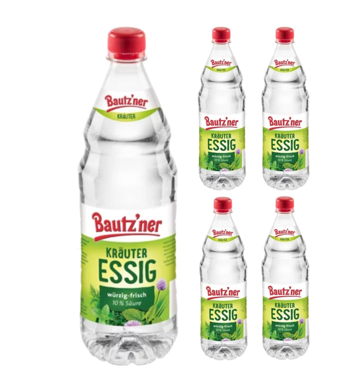 Bautz'ner Herbal Vinegar 1000 ml Pack of 5