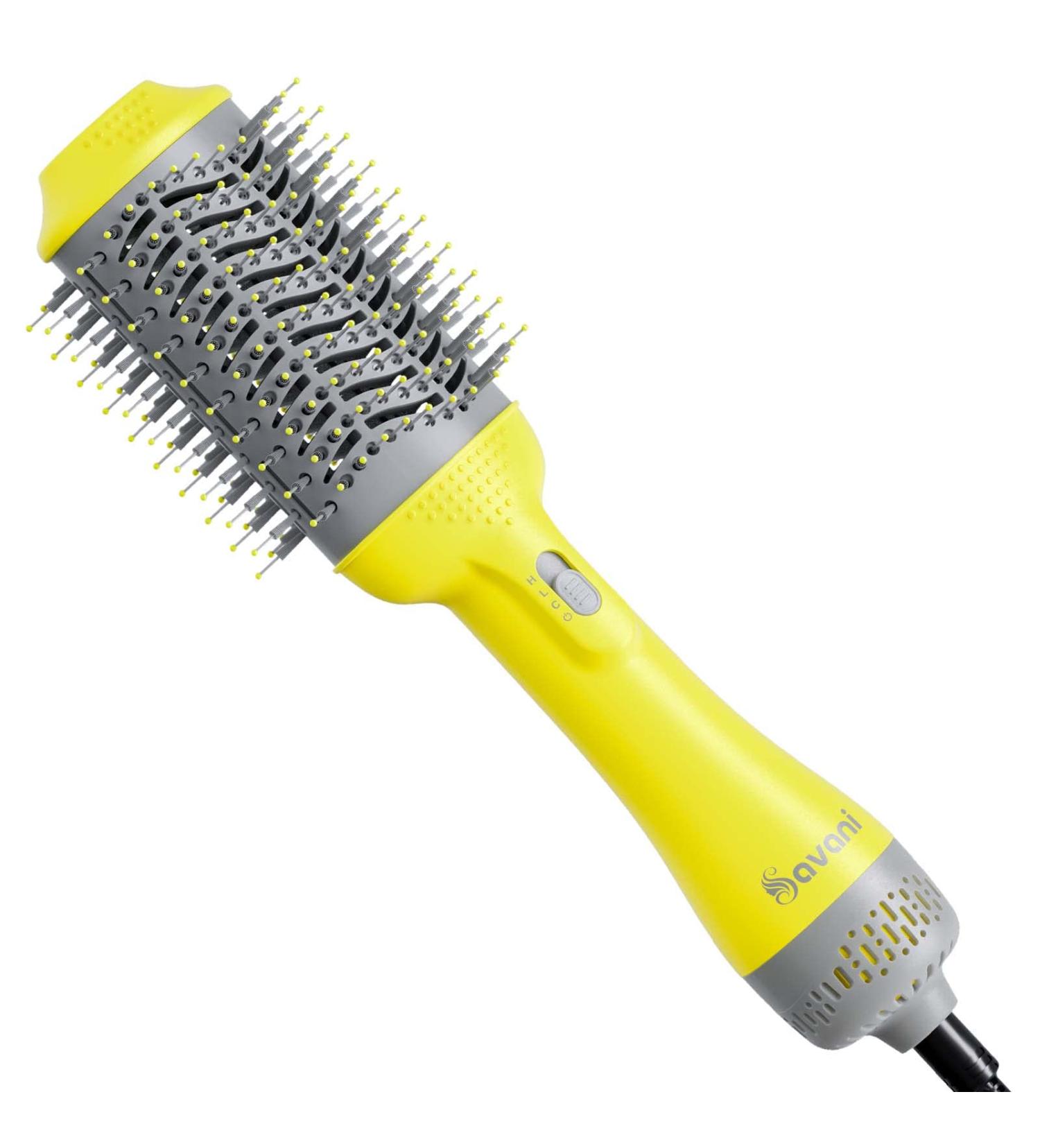 Savani Ionic Blow Dryer Brush: 4-in-1 Professional Hot Air Styler for Drying, Straightening, Volumizing, Combing - New - Buy Online on GoSupps.com