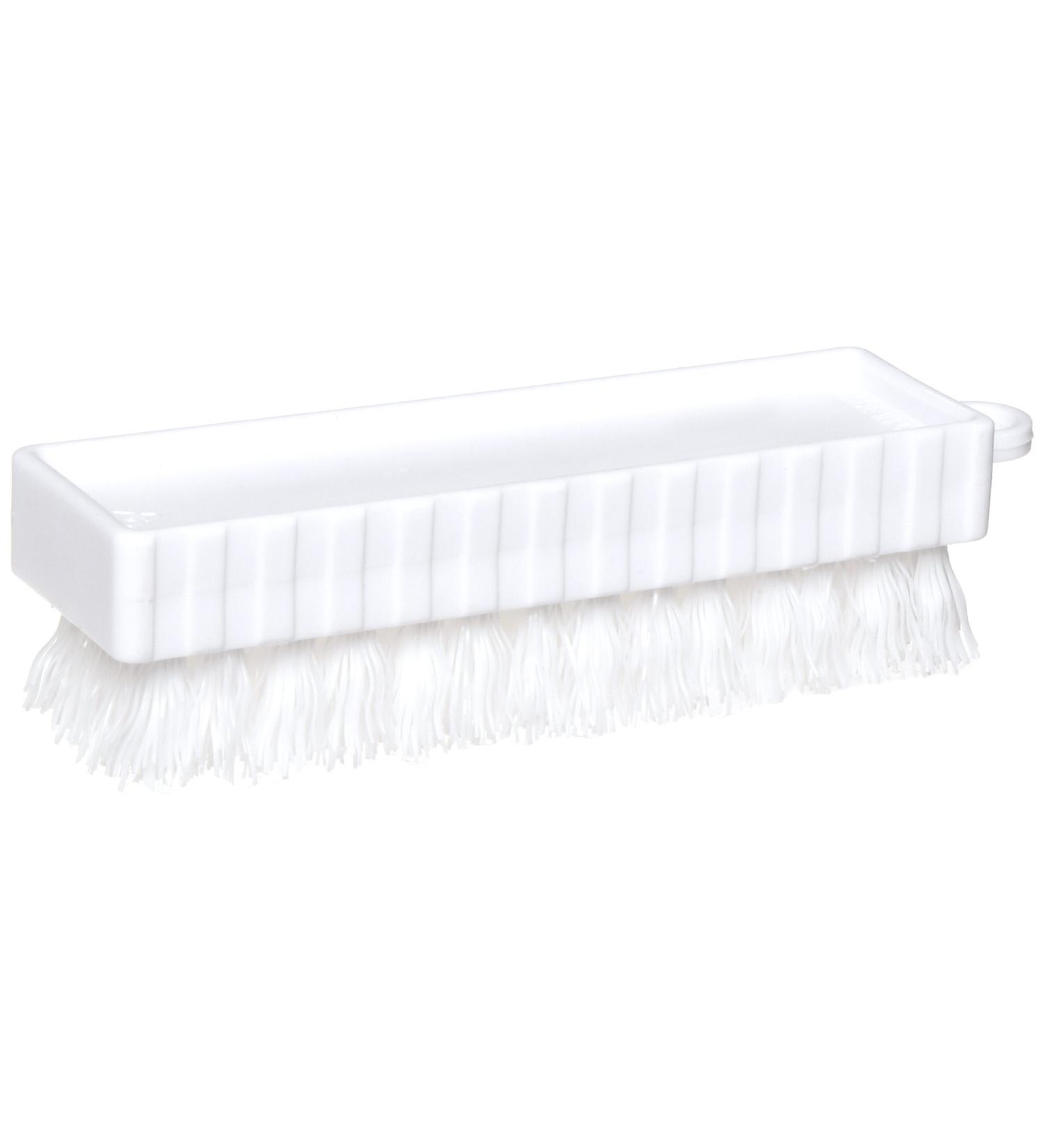Rubbermaid Commercial FG9B5800WHT Plastic Hand and Nail Brush  Polypropylene Bristles  White