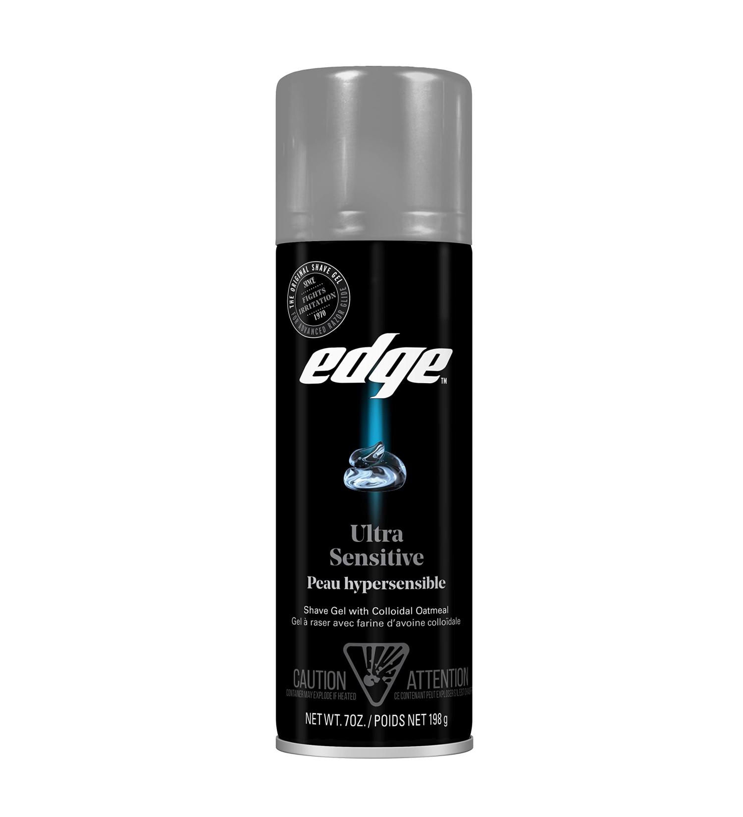 Edge Ultra Sensitive Skin Unscented Shaving Gel 198g - Gentle Non-Irritating Shave for Smooth Skin | Buy Now Internationally - Buy Online on GoSupps.com