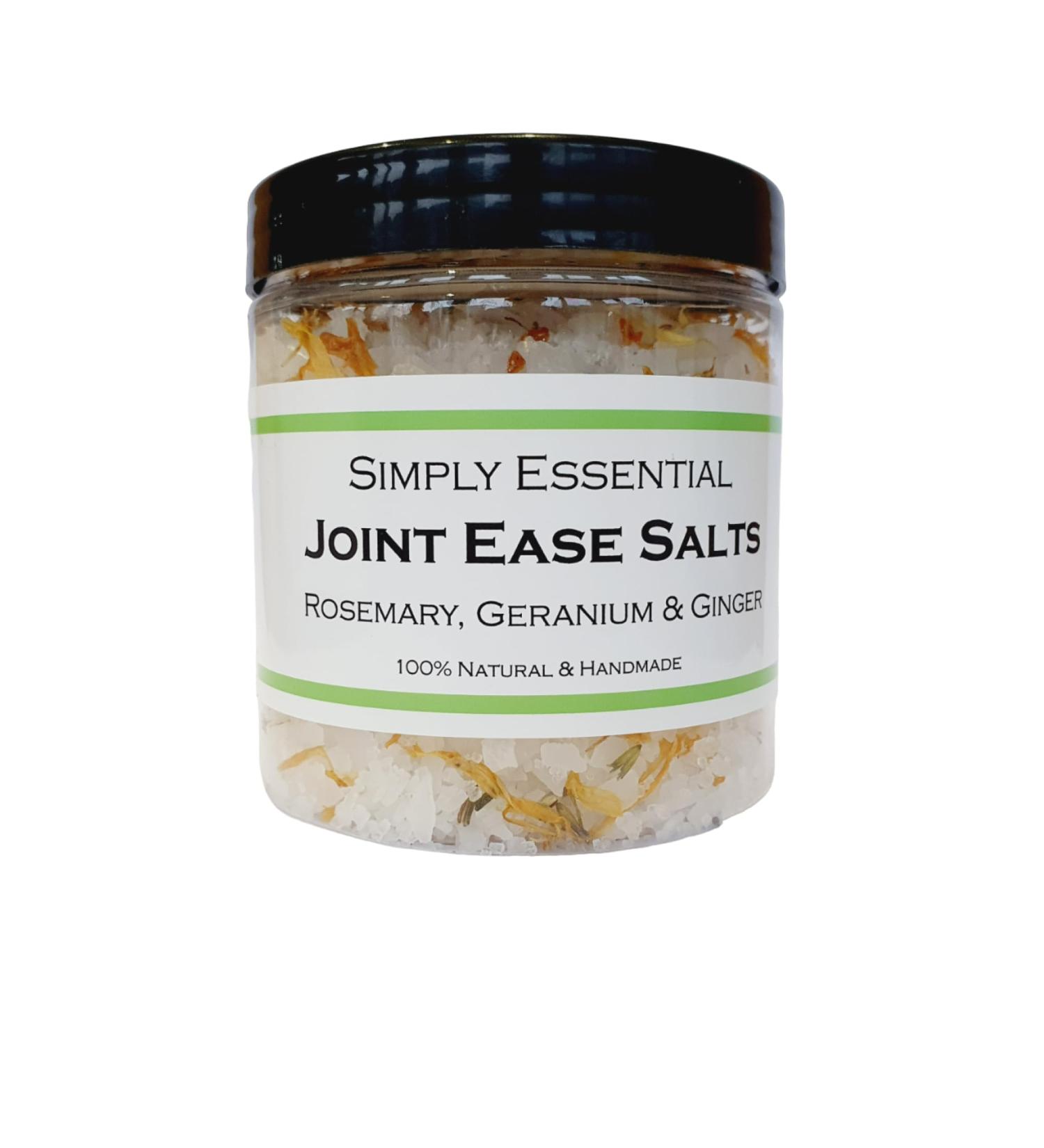 Simply Essential Joint Ease Bath Salts Soak with Rosemary Geranium & Ginger 250g - Buy Online on GoSupps.com