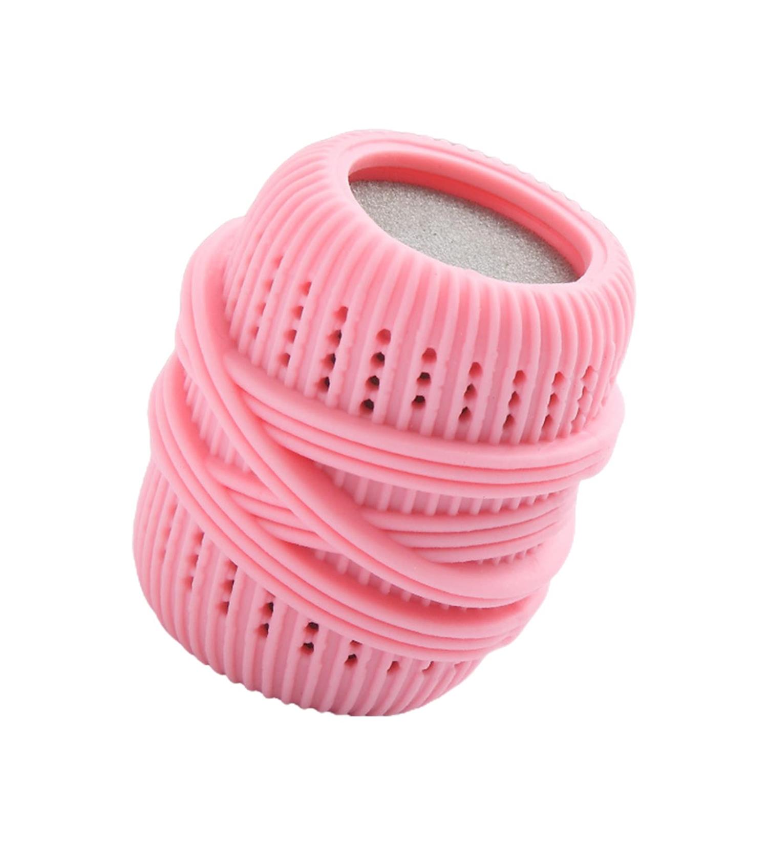 MULAIDI TPE Laundry Ball Multifunction Cleaning Remover Supplies For Bedroom Sofa Blanket Throw Blanket Cleaning Laundry Ball For Washing Machine Pink - Buy Online on GoSupps.com