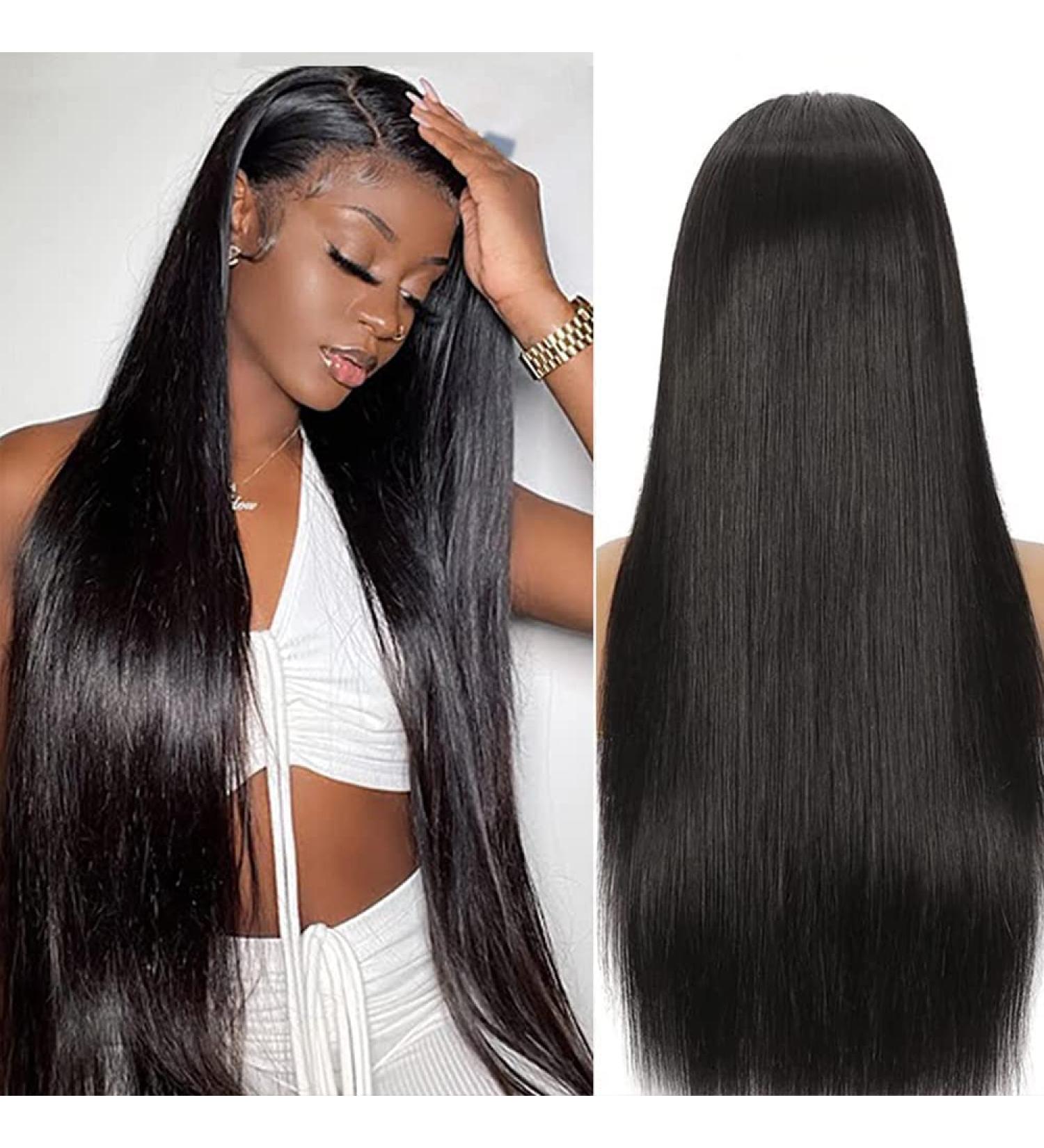 12A Bone Straight 13x6 HD Lace Front Wig 22in Natural Color - Virgin Human Hair, Pre-Plucked with Baby Hair - Buy Online on GoSupps.com